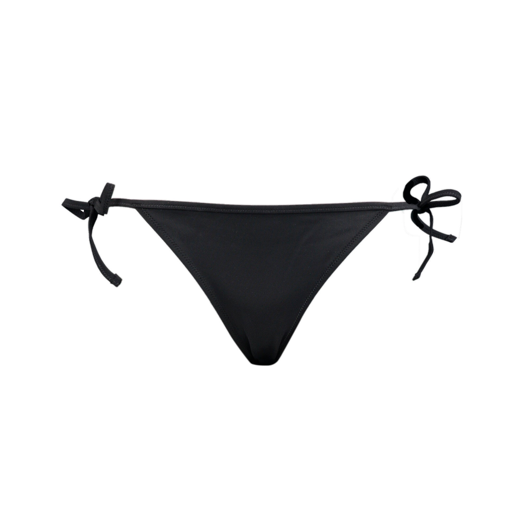 Puma swim women's bikini bottoms side tie in black - Front View