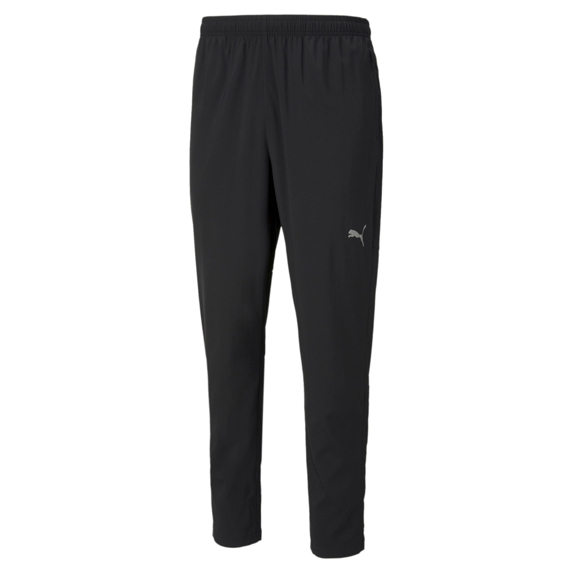 Puma favourite tapered men's running pants in black - Front View