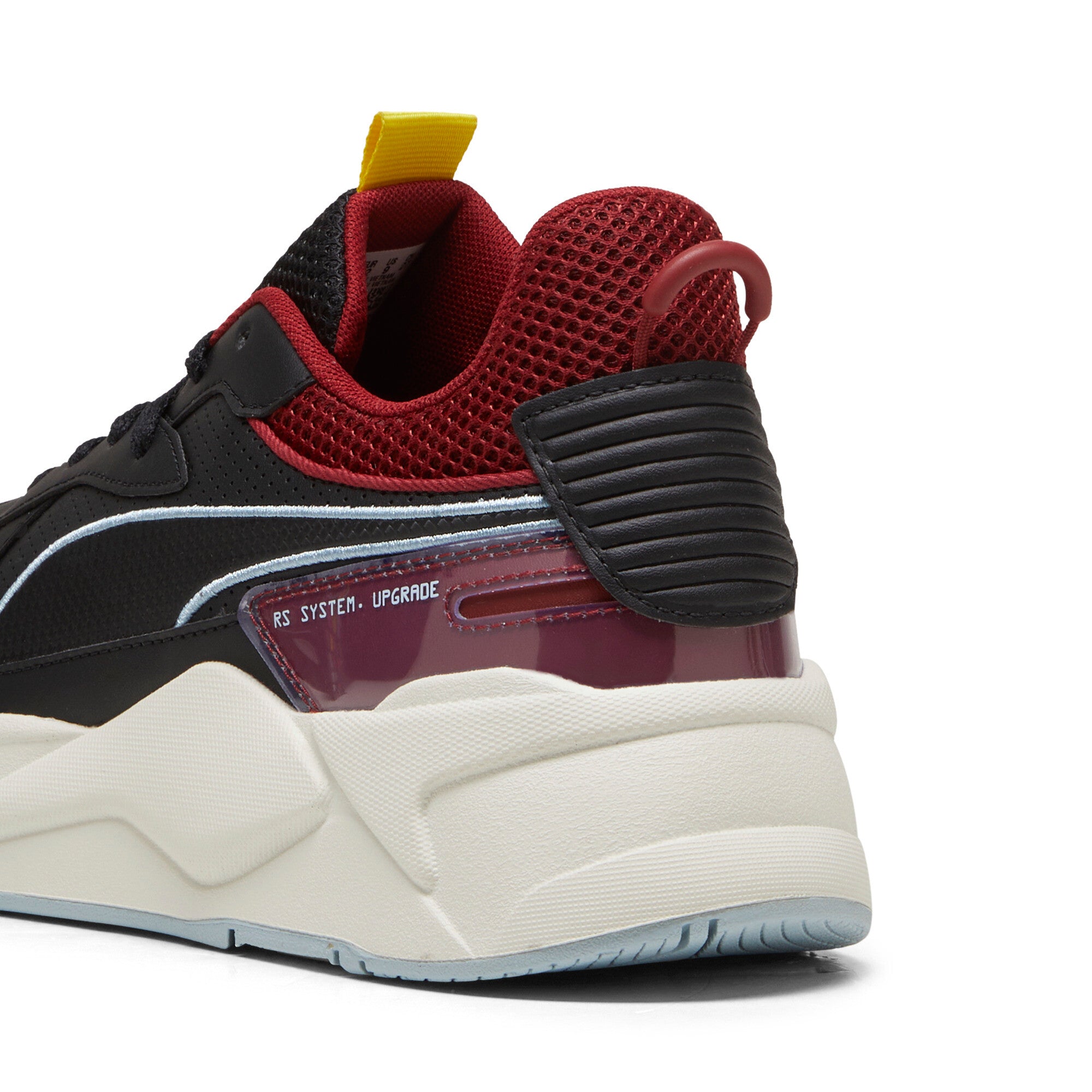 Puma scuderia Ferrari RS-X sneakers in black and intense red - Back View