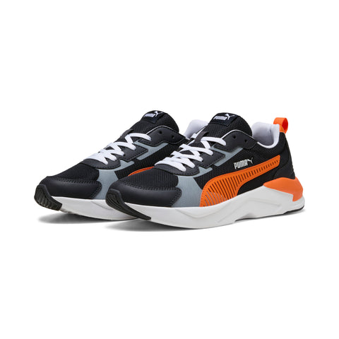 PUMA X-ray 3 sneakers in black and orange