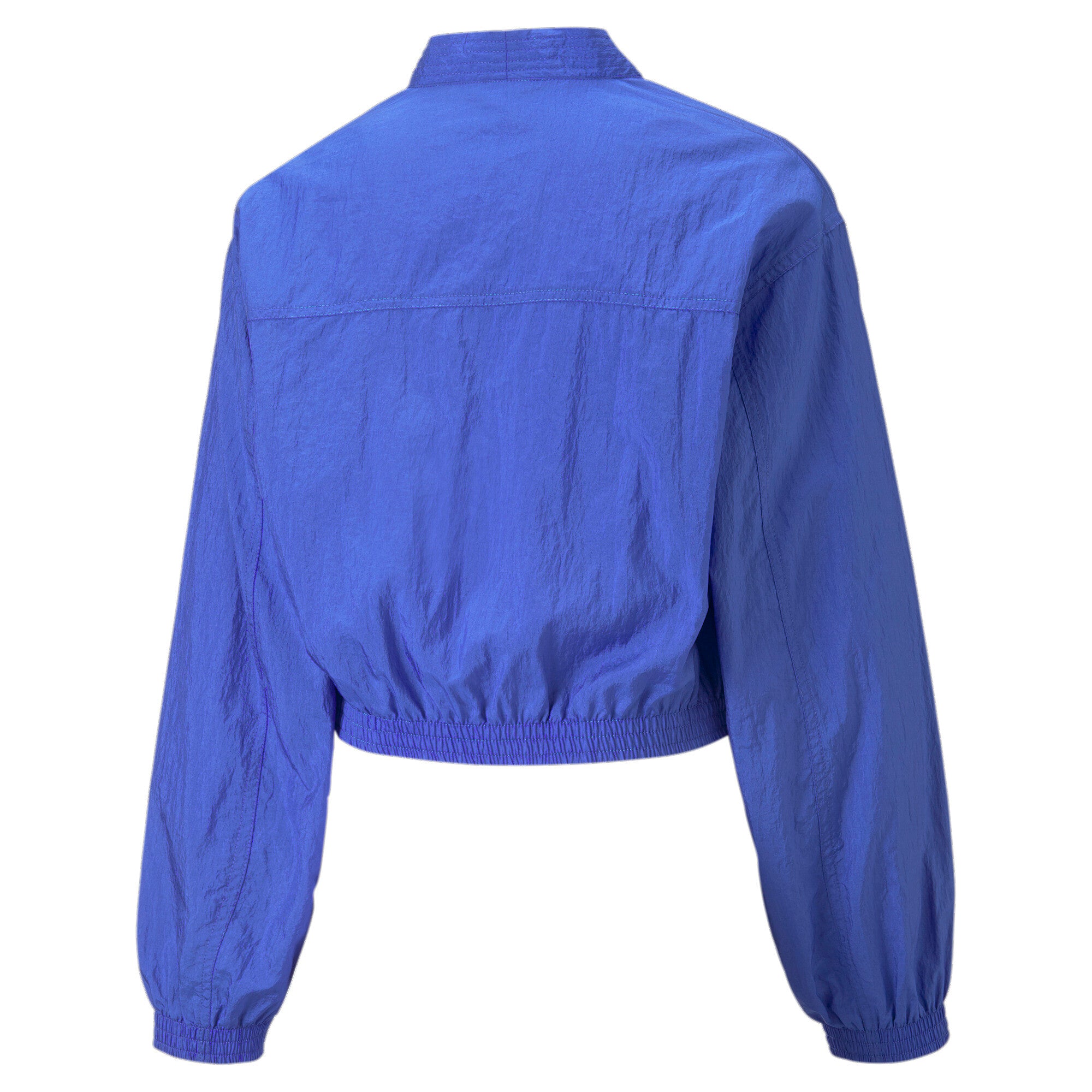 Puma dare to woven jacket women in blue - Back View