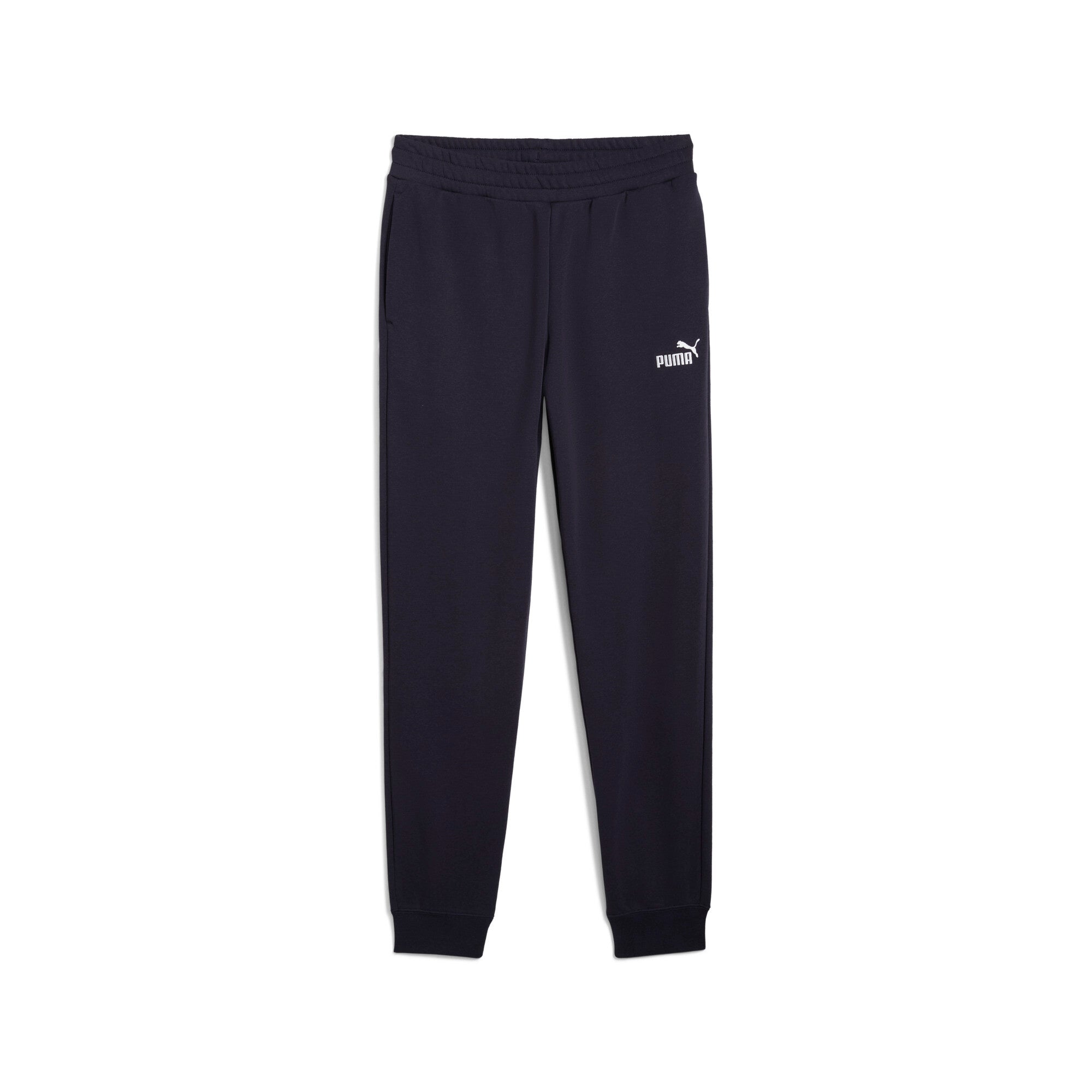 Puma essentials no. 1 logo sweatpants in new navy - Front View