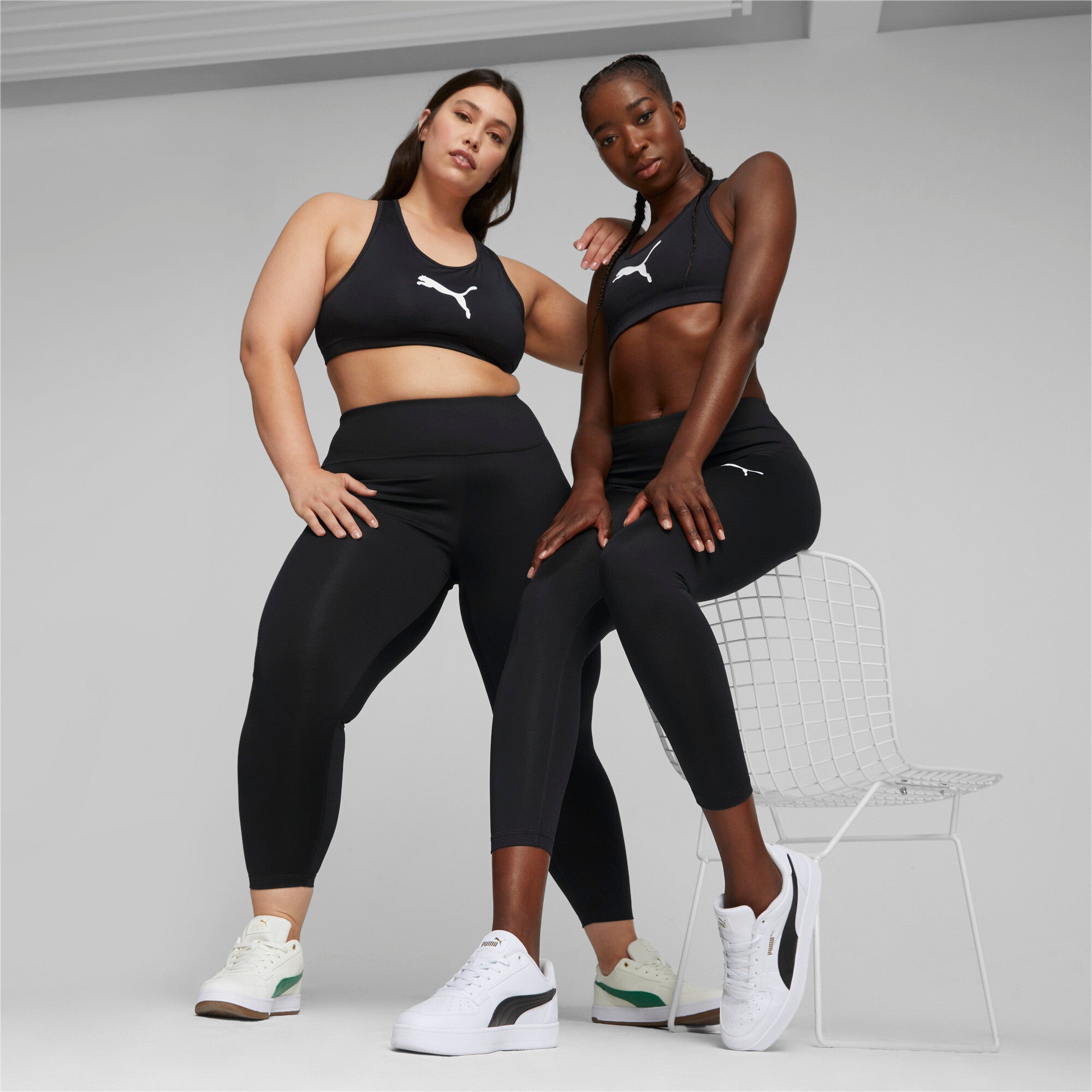 Puma active women's leggings in black - Model Shot 01