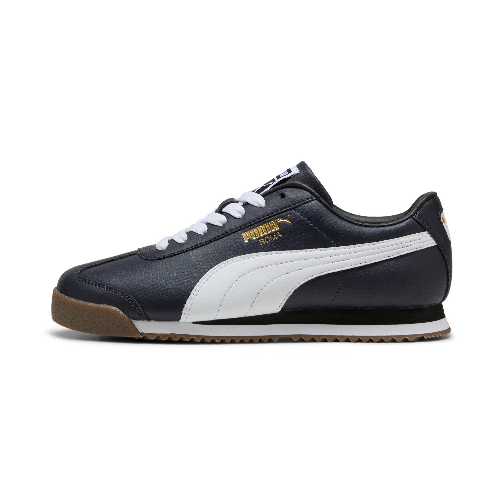 Puma roma 24 sneakers in new navy and white - Side View 01