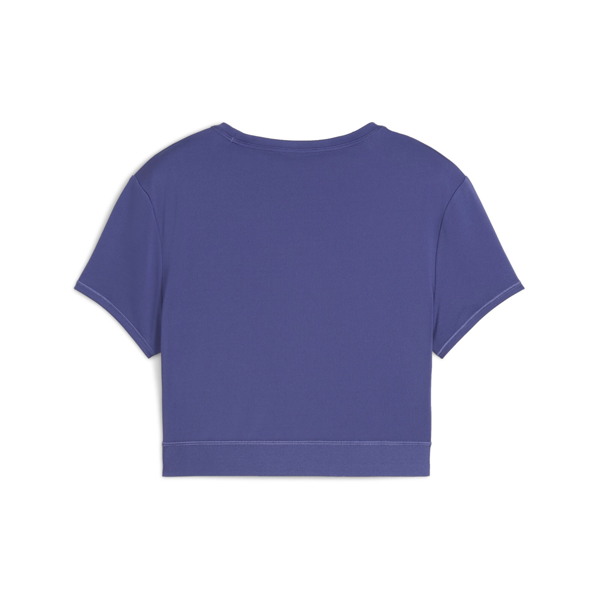 Puma strong crop tee in blue crystal - Back View