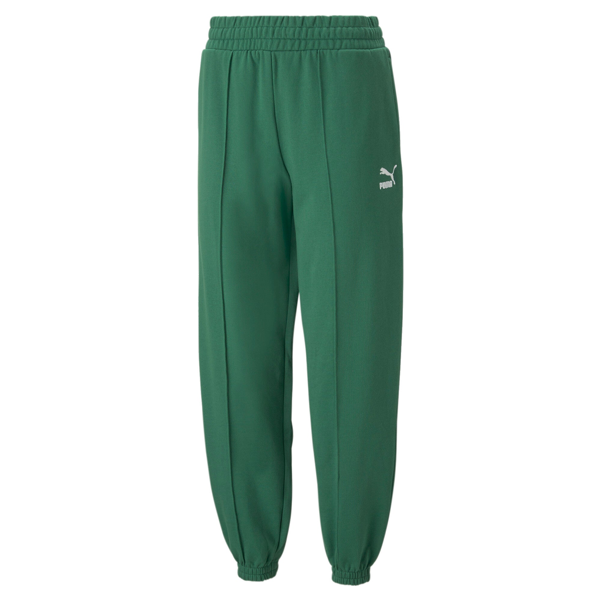 Puma classics sweatpants women in green - Front View