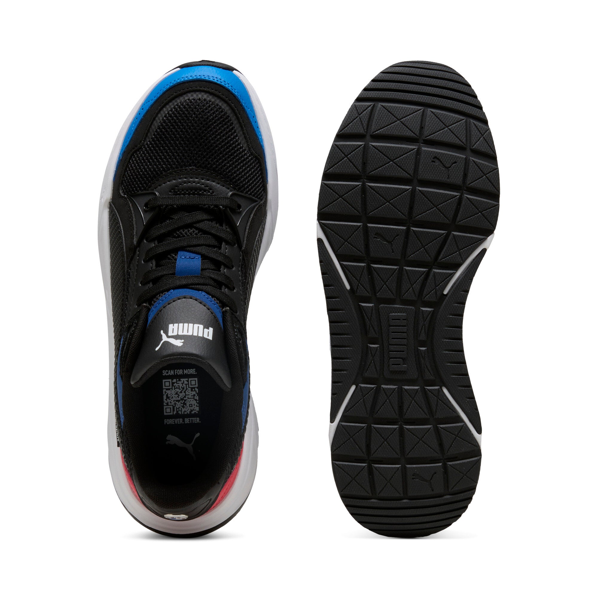 Puma BMW M motorsport trinity 2 sneakers in black and pro blue - Side View 02