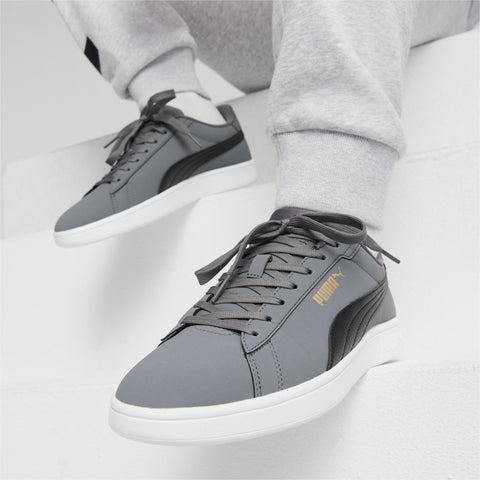 PUMA smash 3.0 buck sneakers in gray