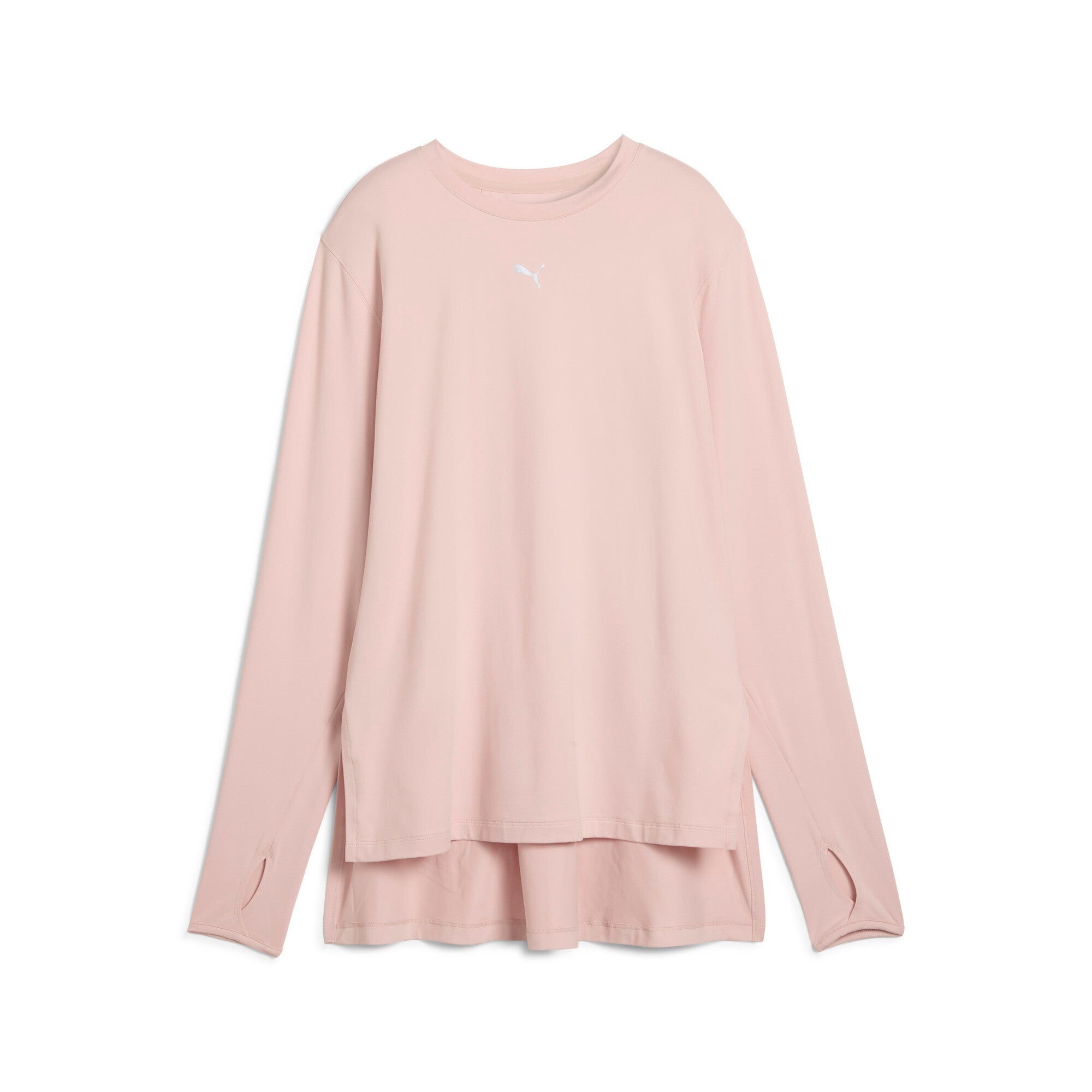 Puma modest oversized tee in rose quartz - Front View