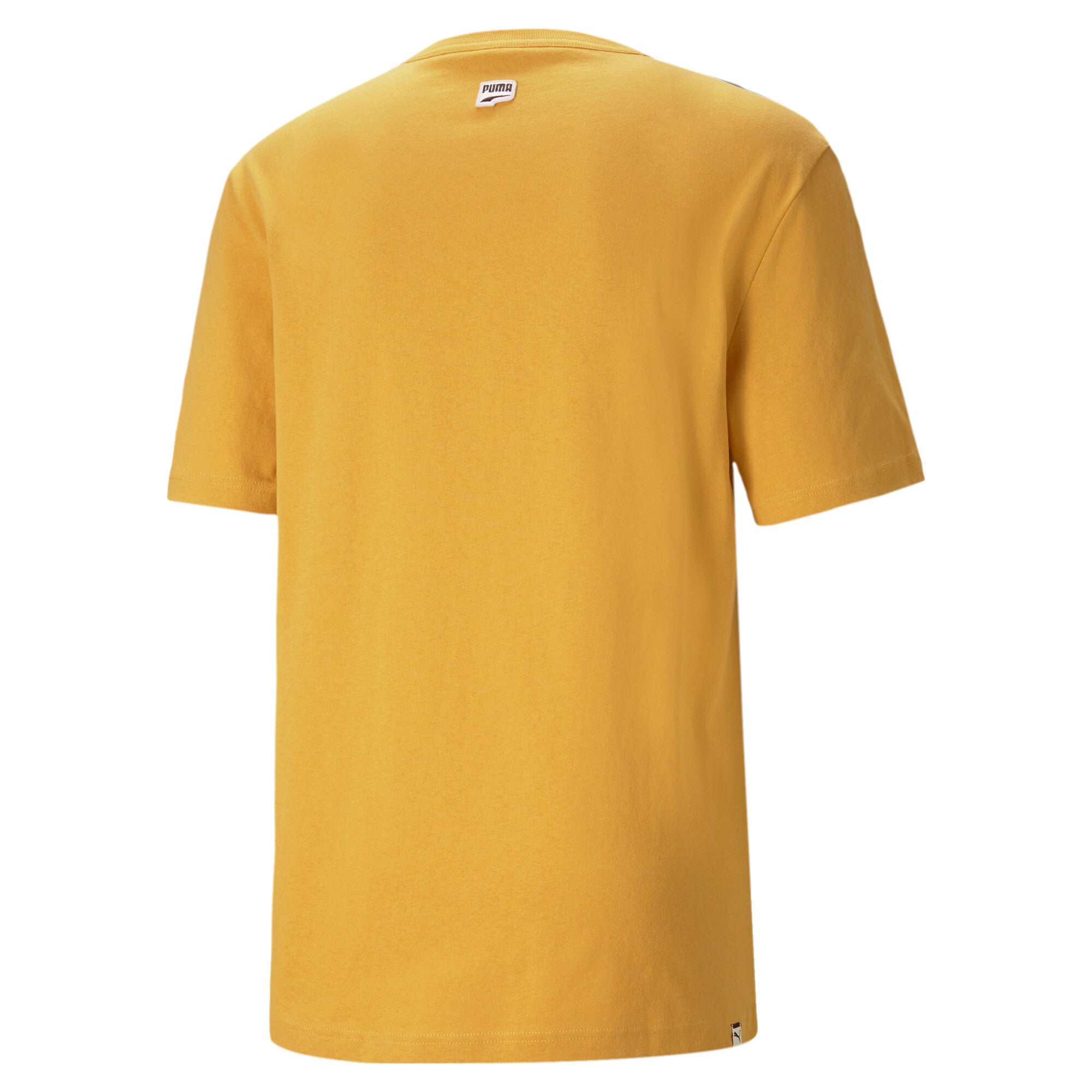 Puma downtown logo men's tee in yellow - Back View