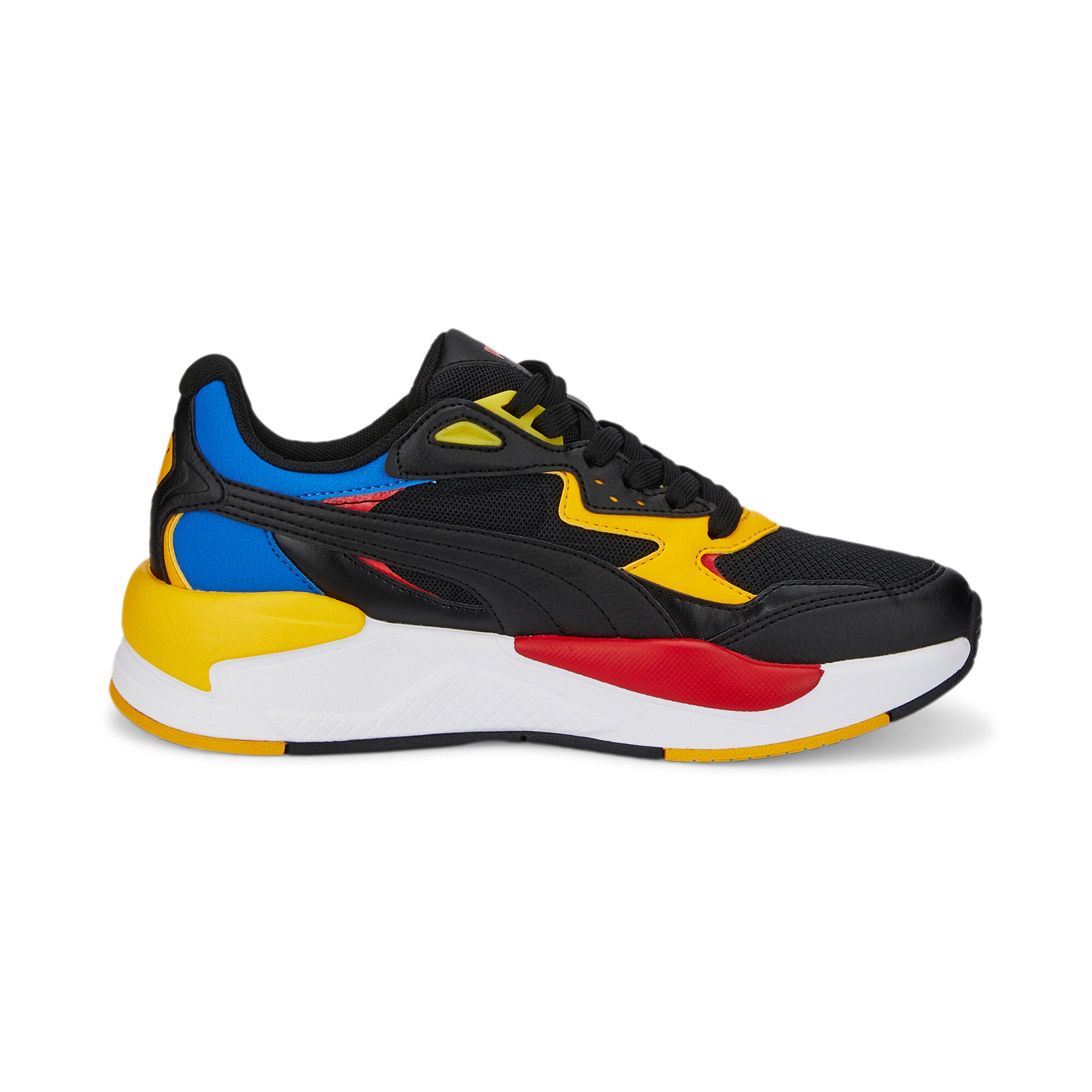 Puma x-ray speed jr puma black-spectra yellow in black - Side View 03