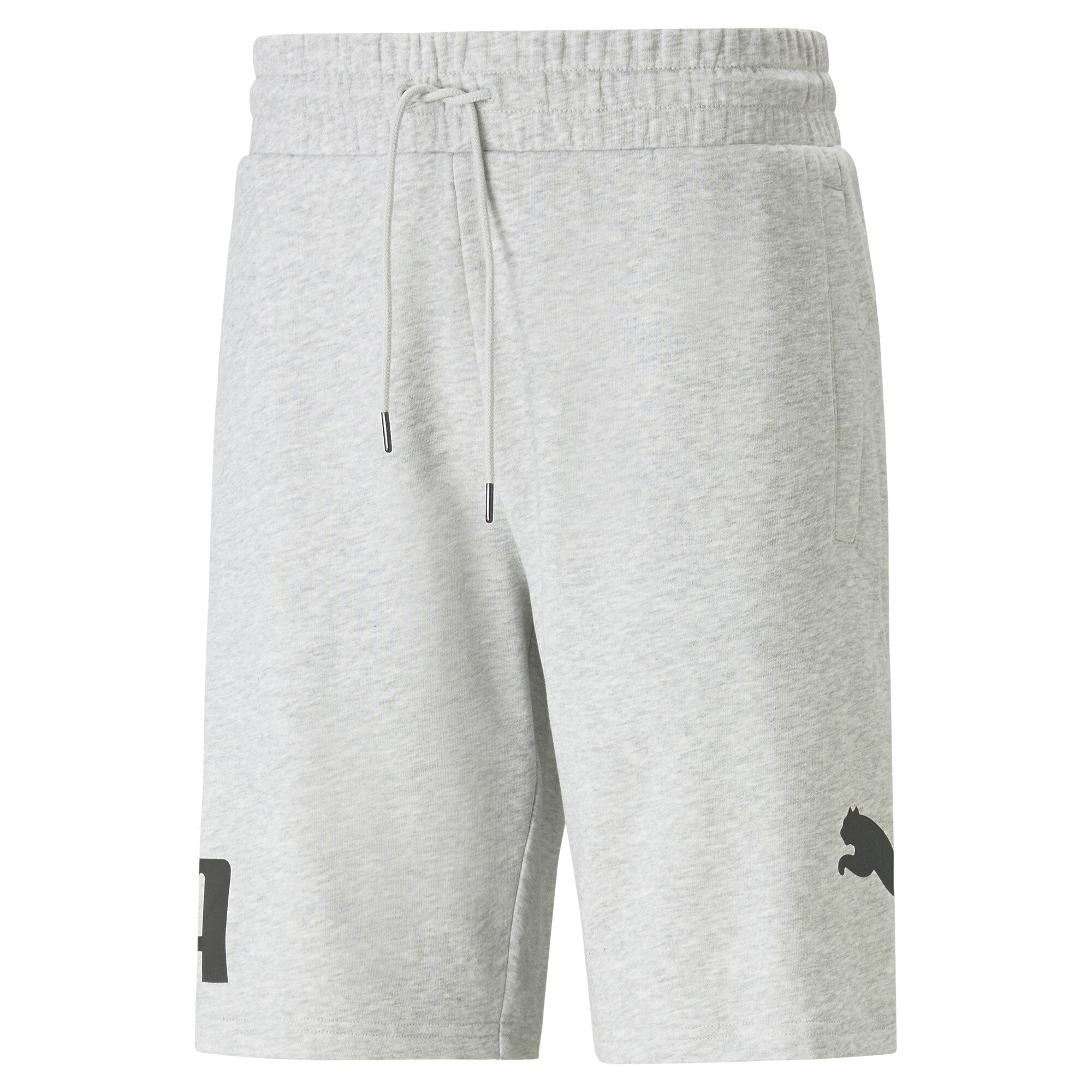 Puma power shorts men in gray - Front View