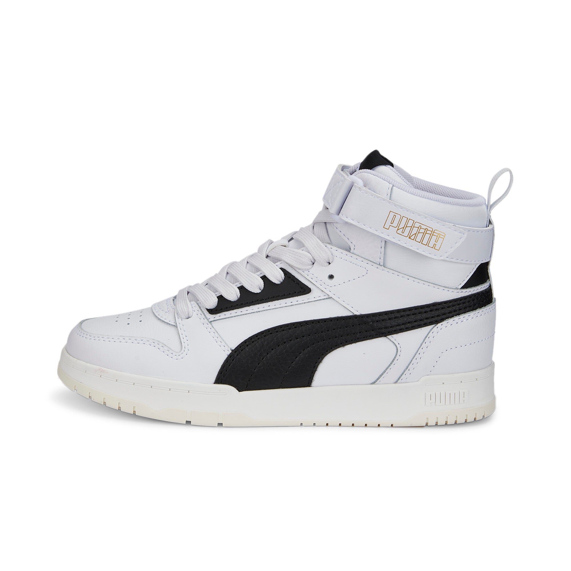 Puma rebound game sneakers youth in white - Side View 01
