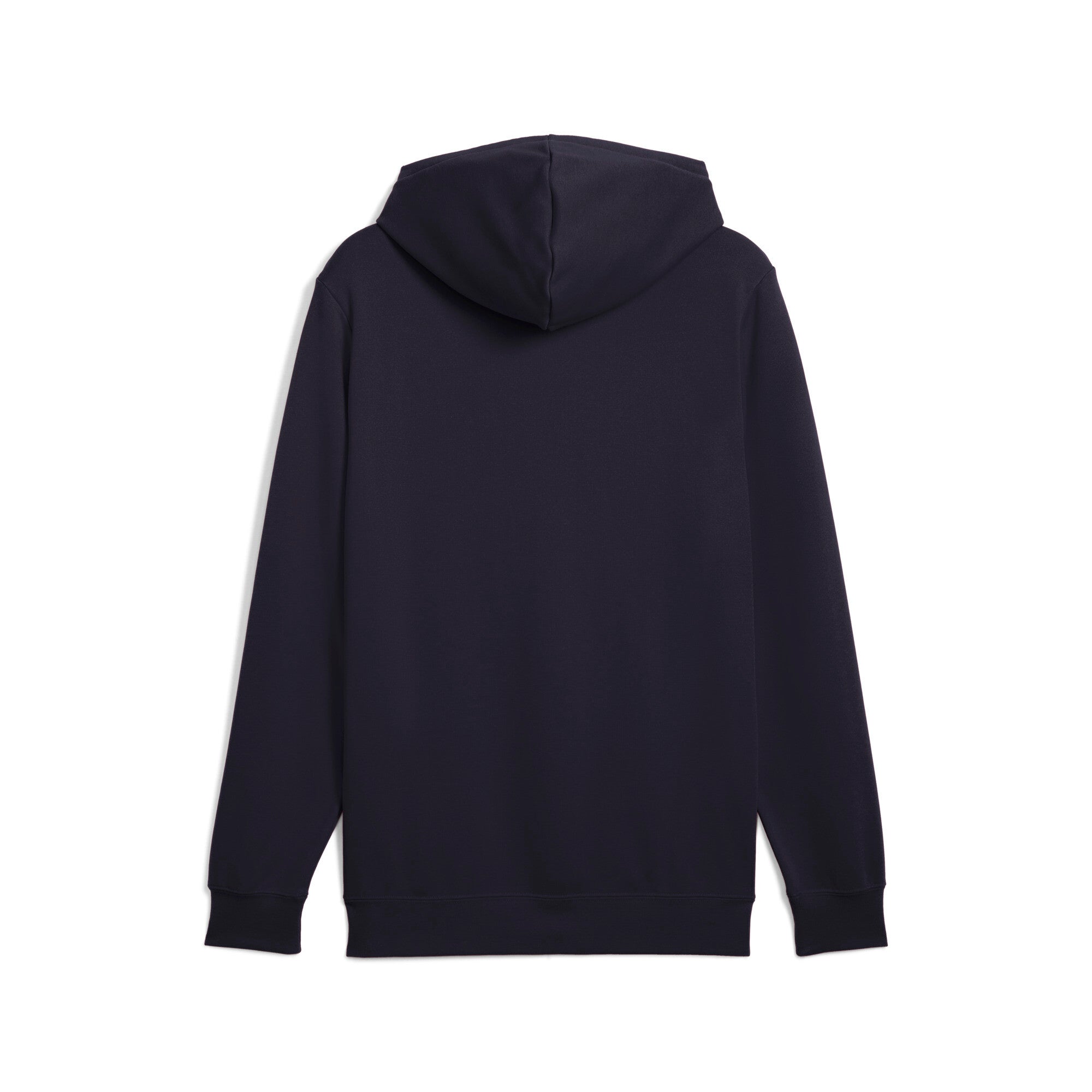 Puma essentials no. 1 logo hoodie in black - Back View