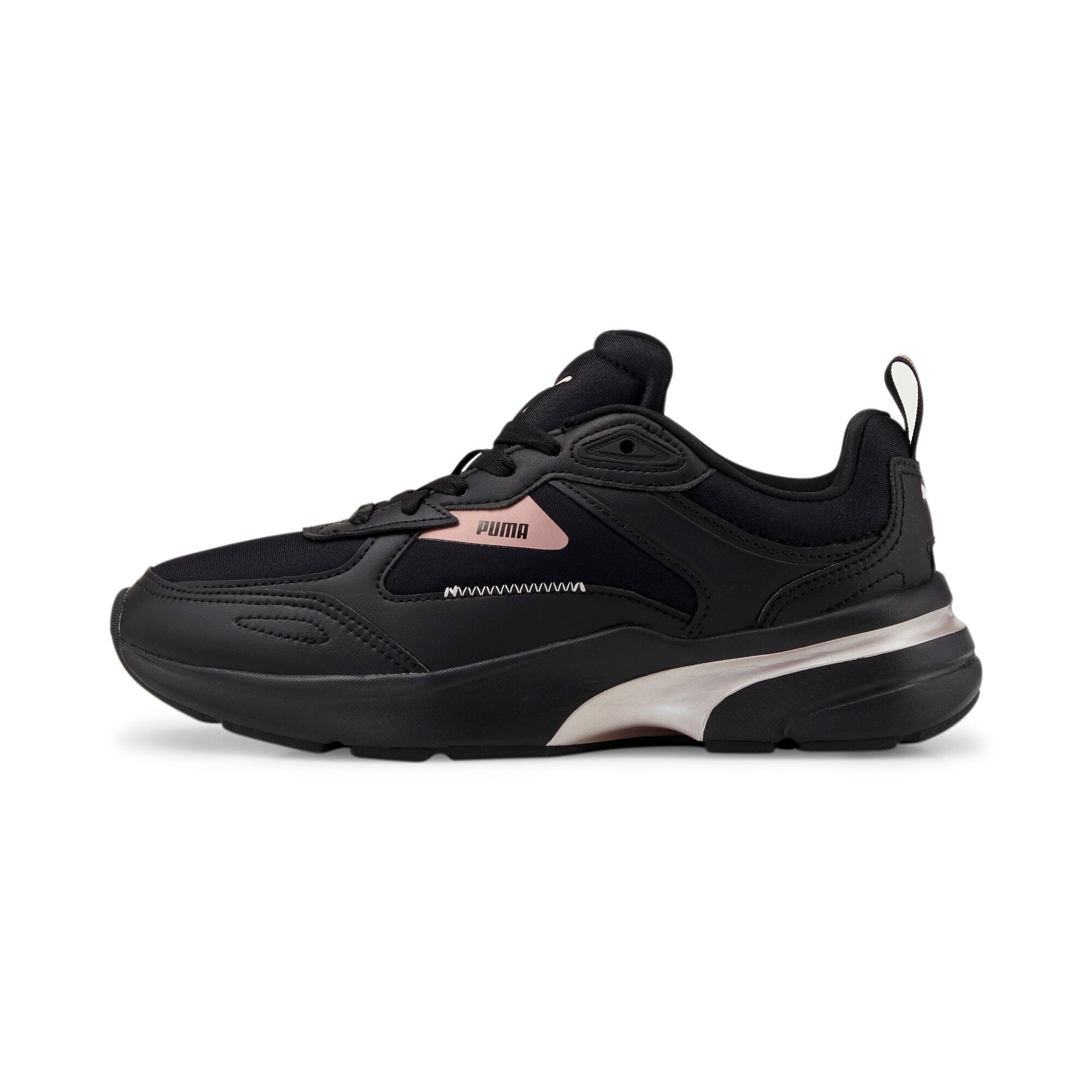 Puma fs runner metallic sneakers in black - Side View 01