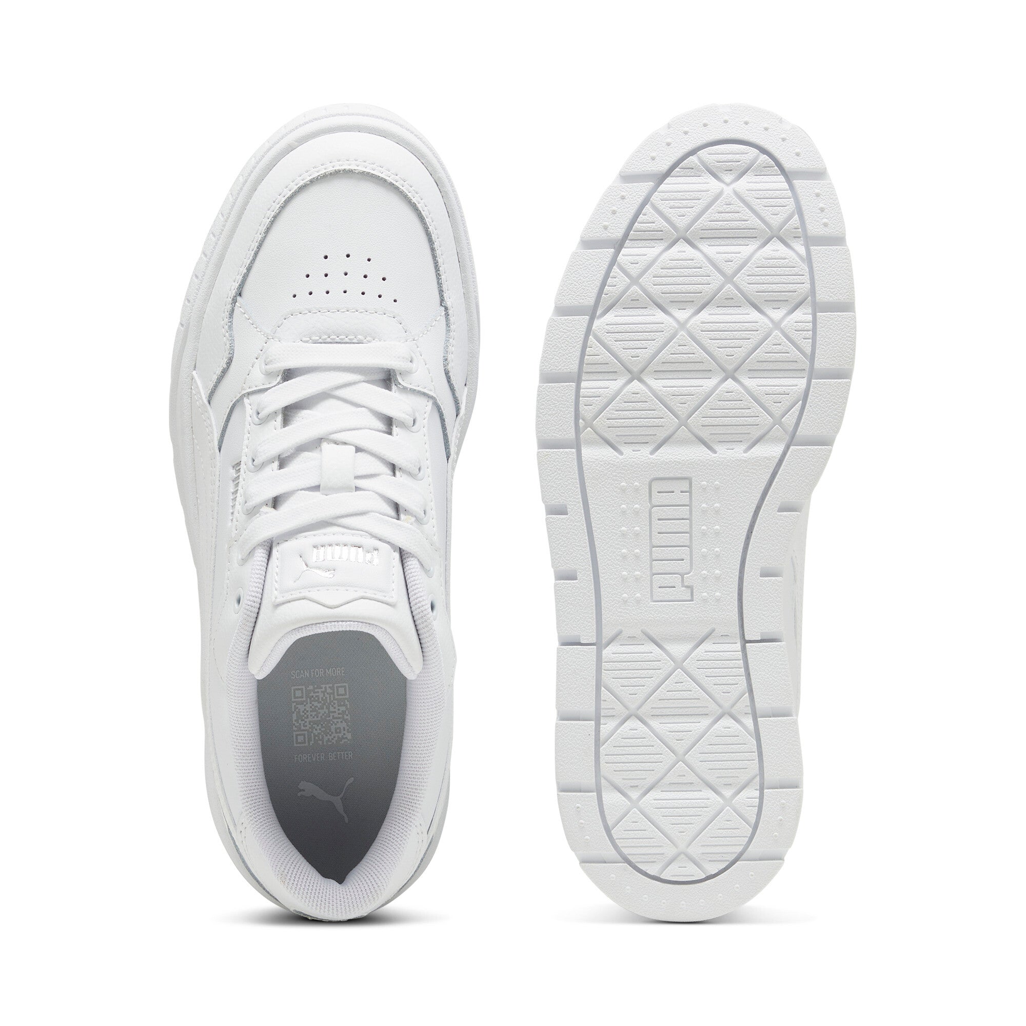 Puma karmen II idol sneakers in white - Side View 02