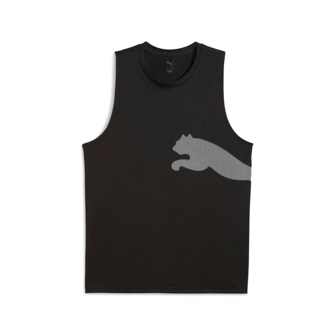 PUMA TRAIN ALL DAY big logo tank in black