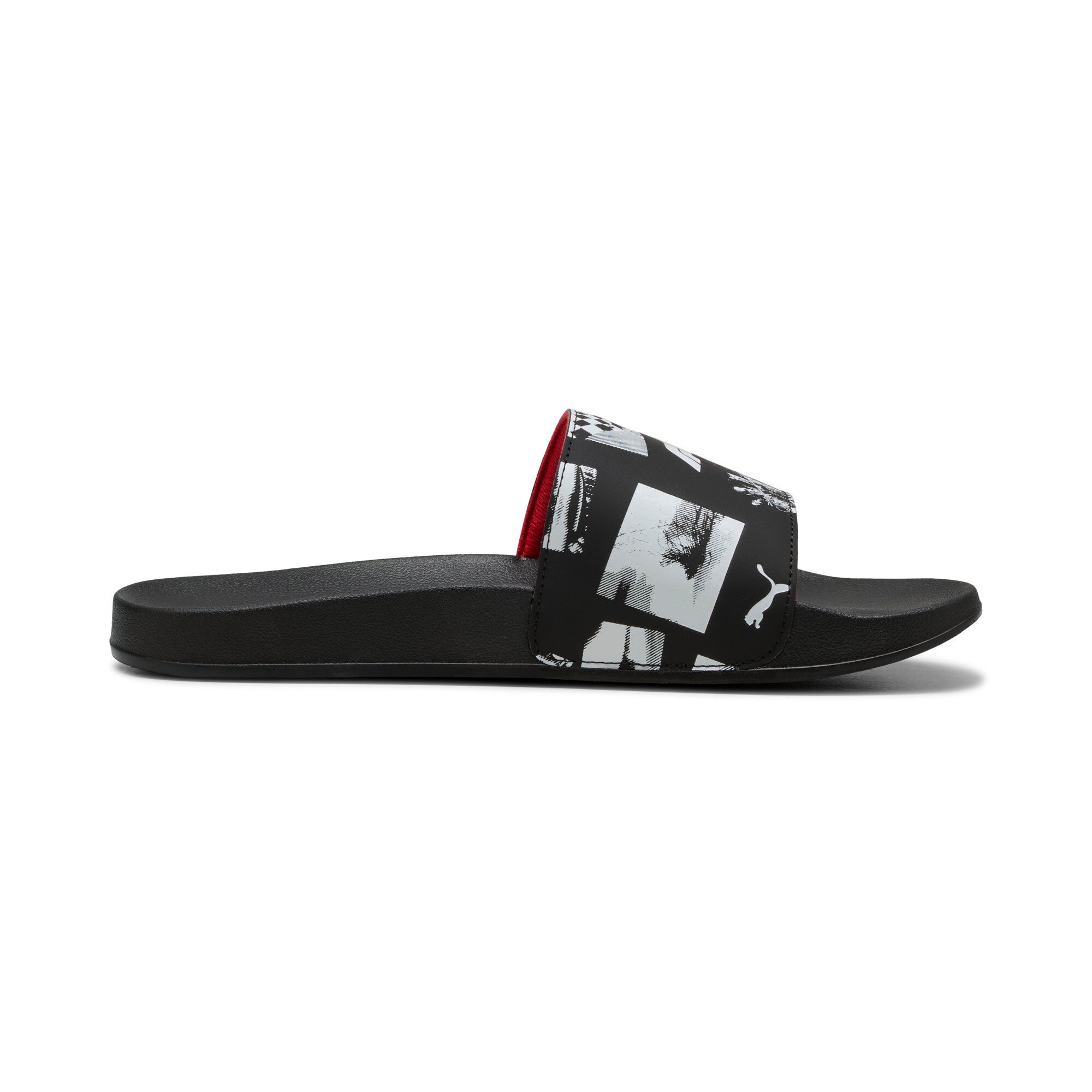 Puma swimming F1® leadcat 2.0 logo sandals in black - Side View 03