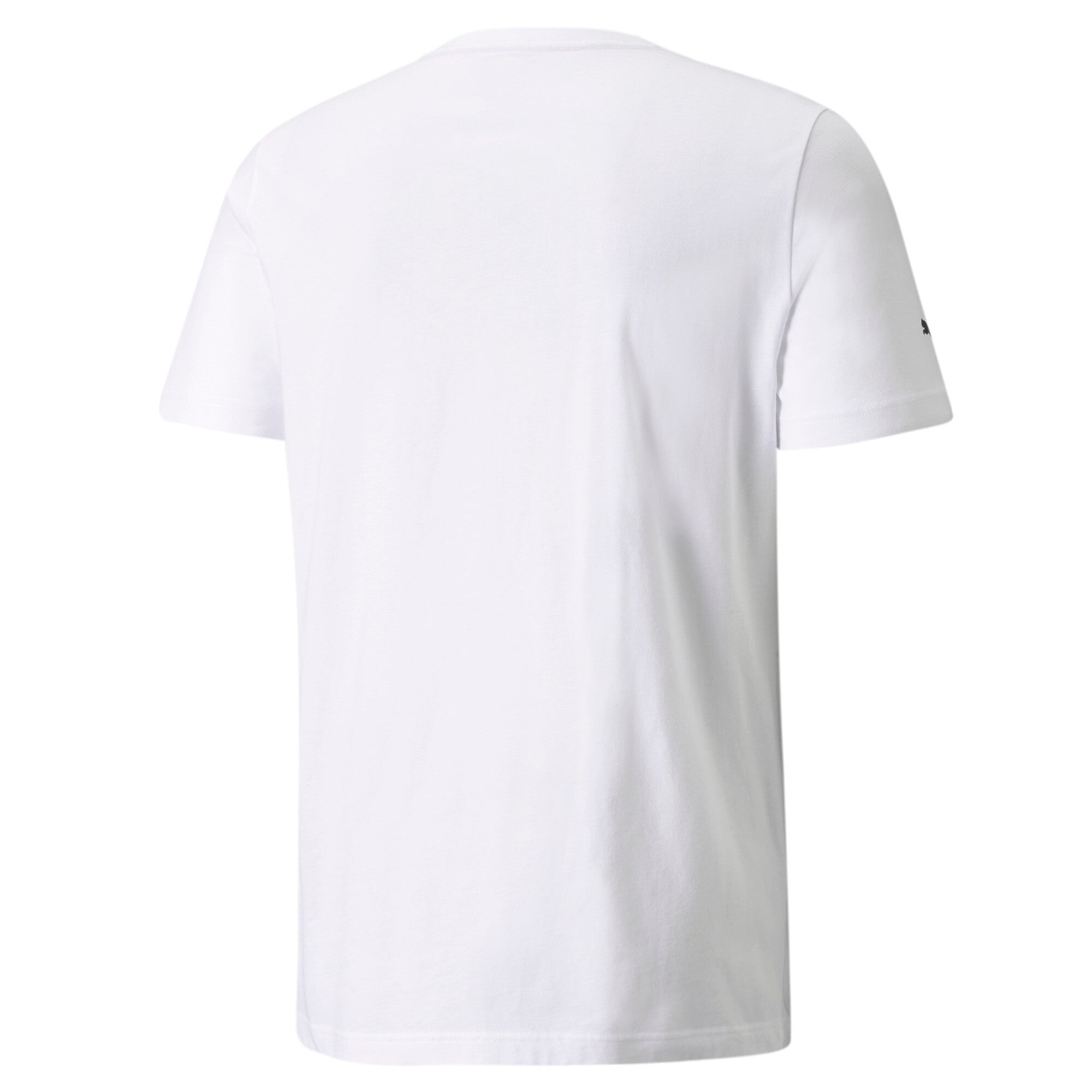 Puma scuderia ferrari race bold colour shield men's tee in white - Back View