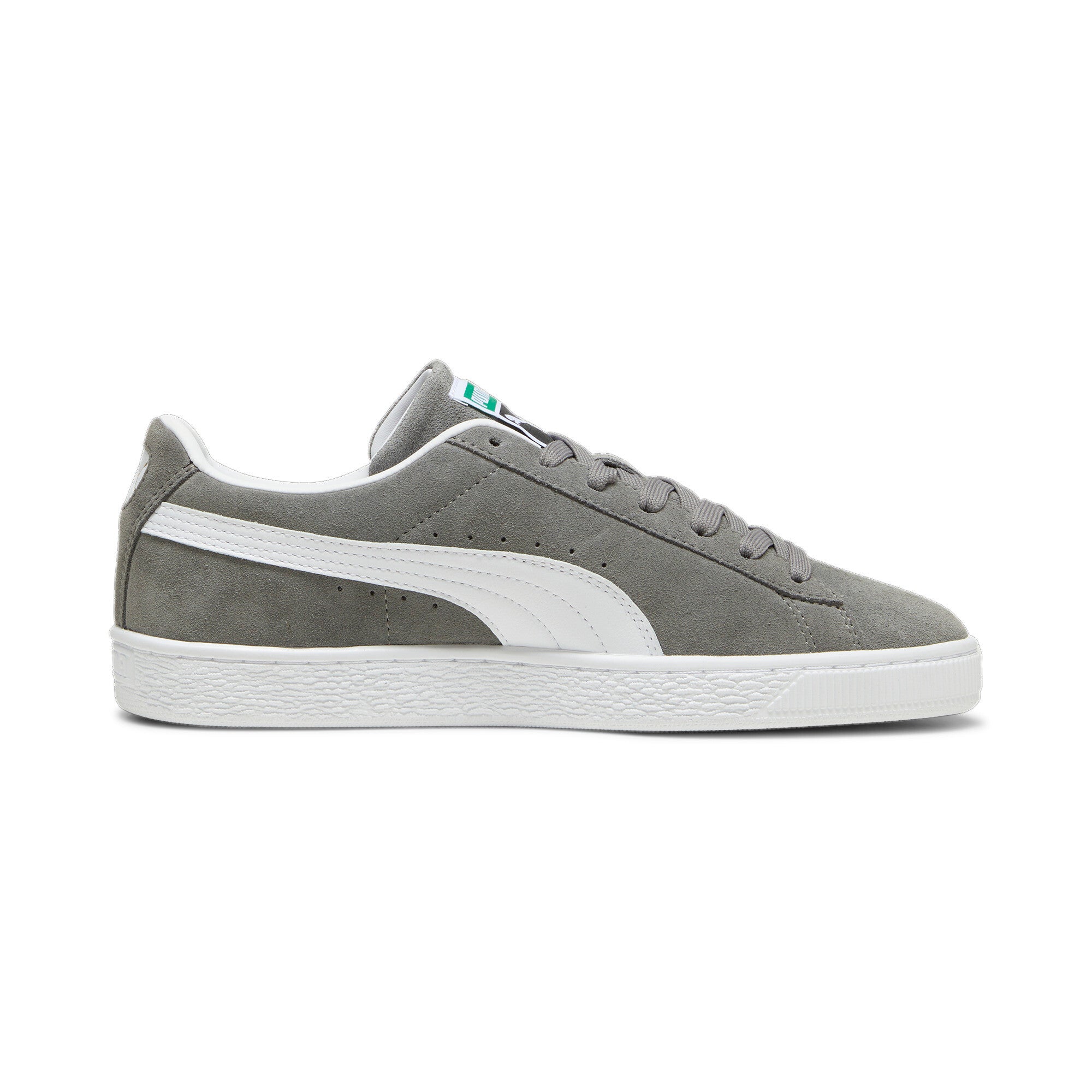 Puma suede classic sneakers in cast iron and white - Side View 03