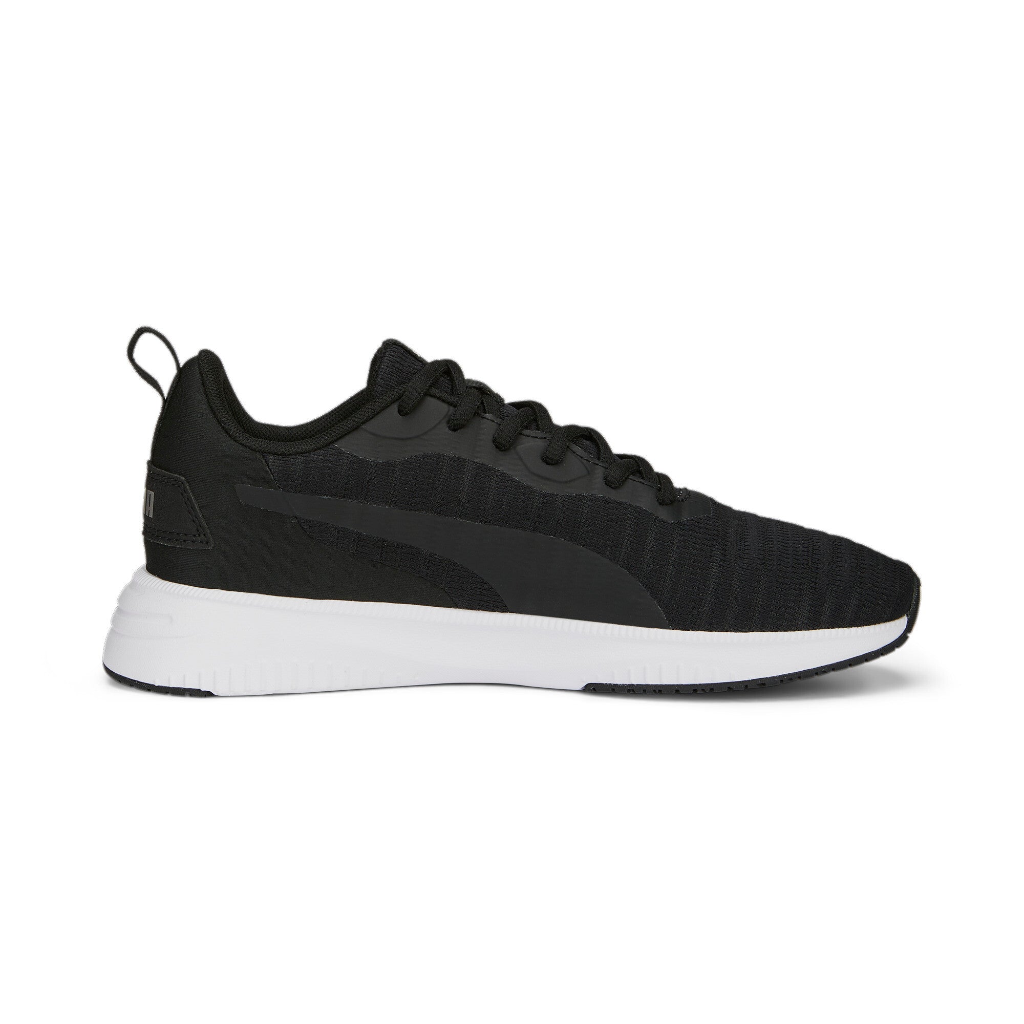 Puma flyer flex women's running shoes in black - Side View 03