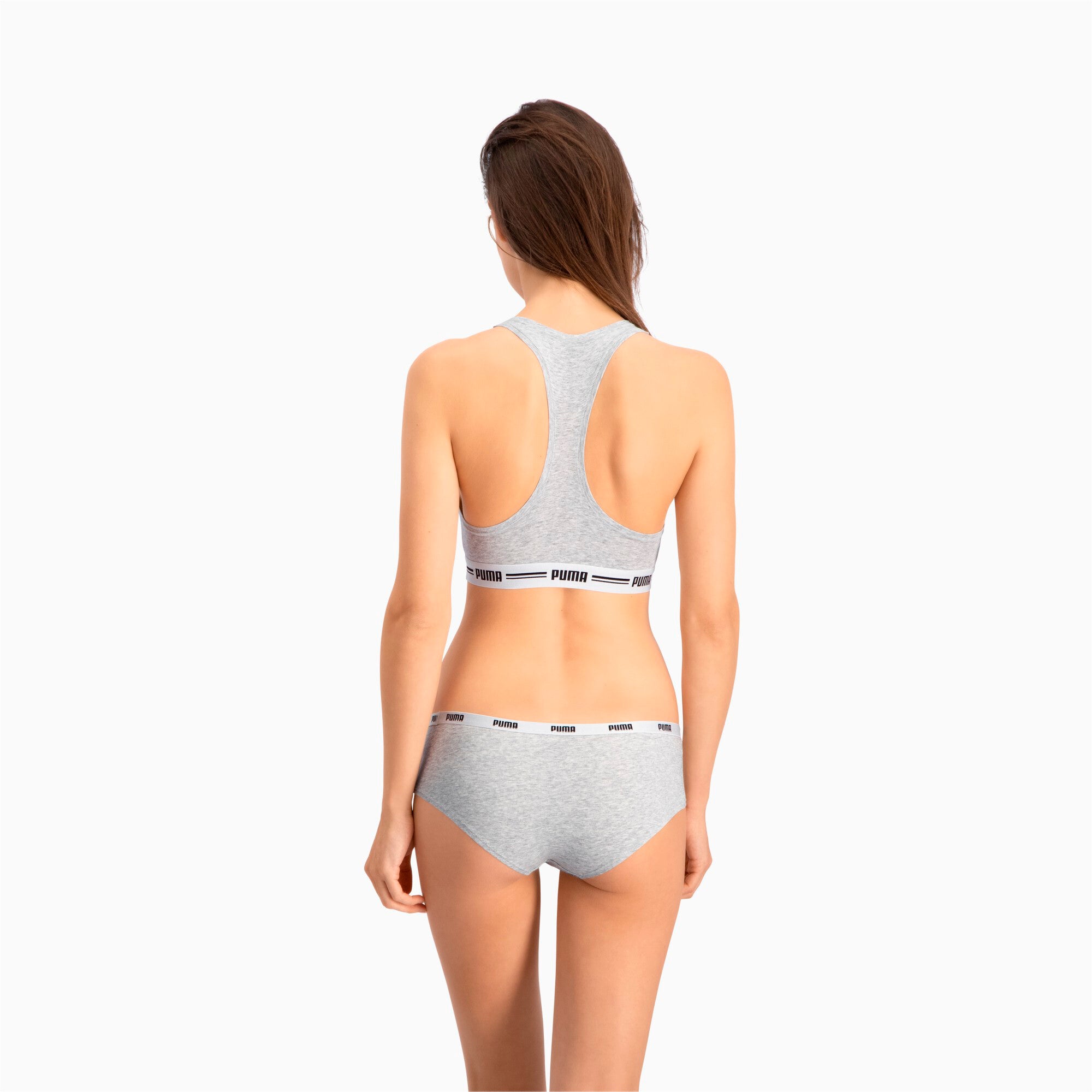 Puma hipster underwear women (3-pack) in white - Model Shot 03
