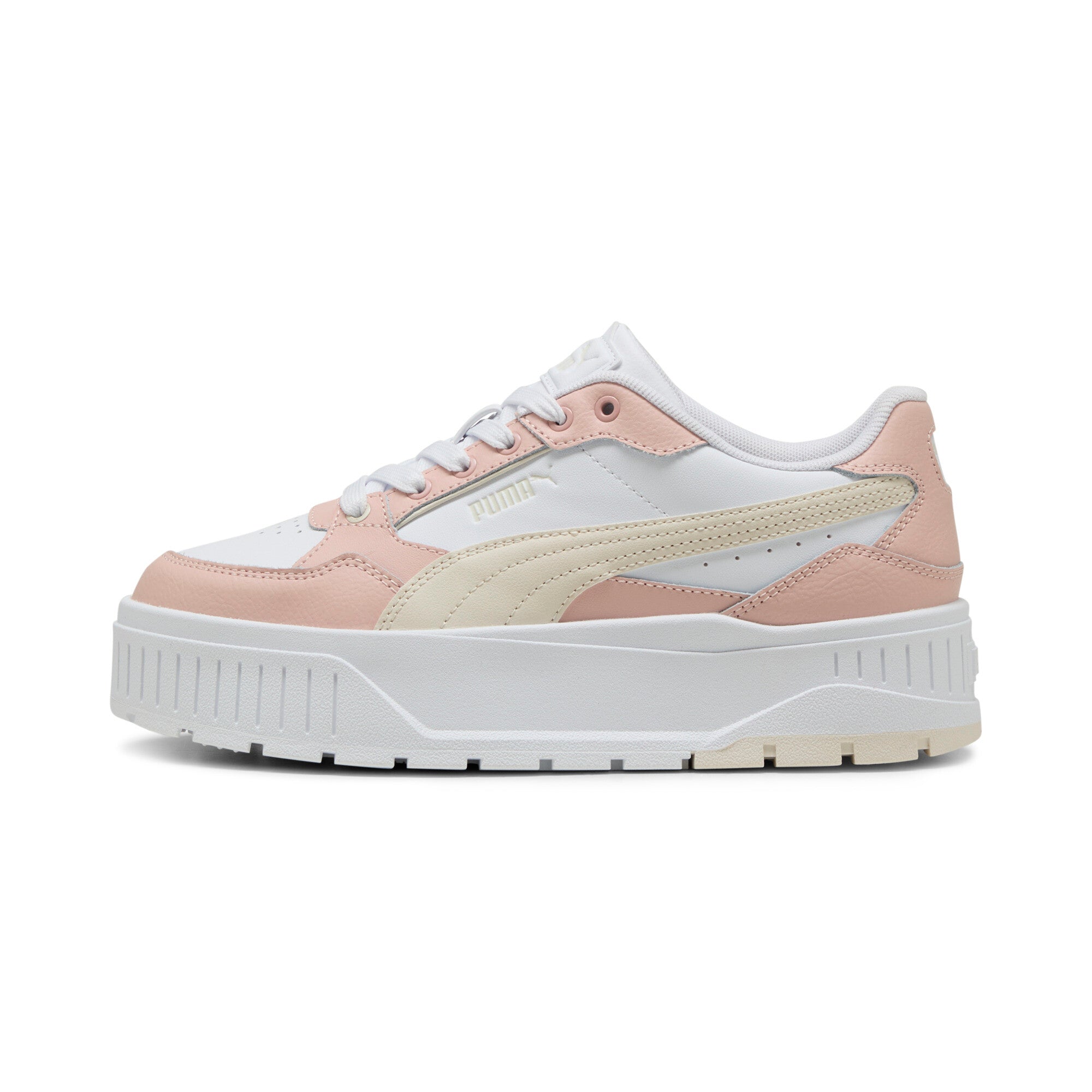 Puma karmen II idol sneakers in white and alpine snow - Side View 01