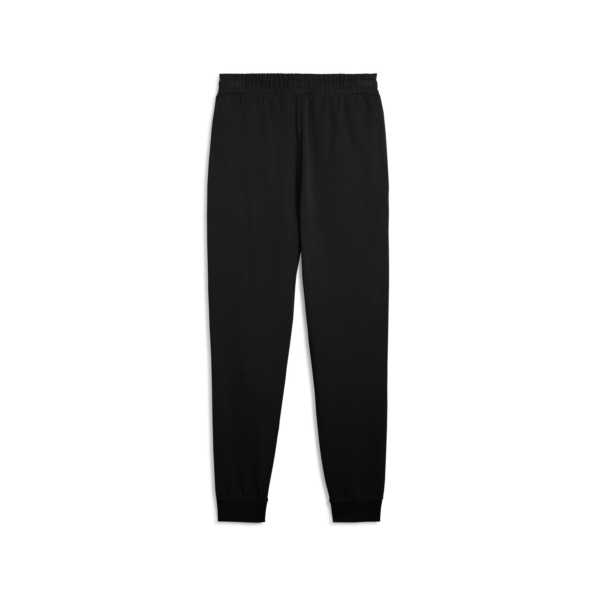 Puma essentials elevated pants in black - Back View