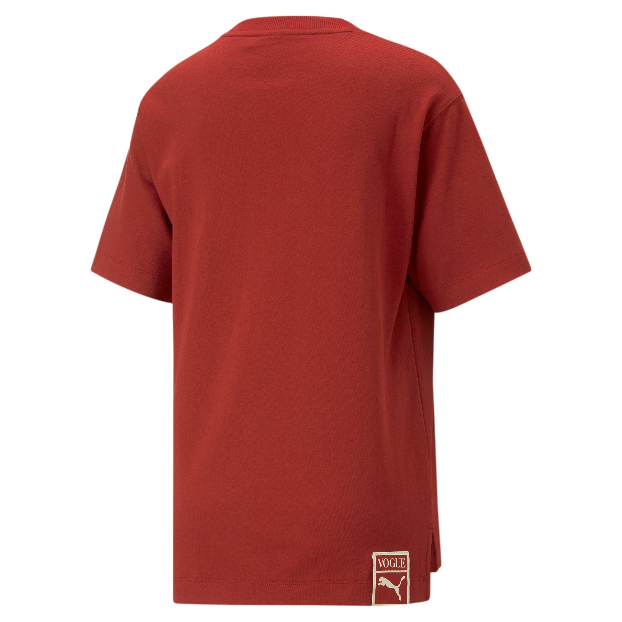 Puma x vogue relaxed tee women in red - Back View