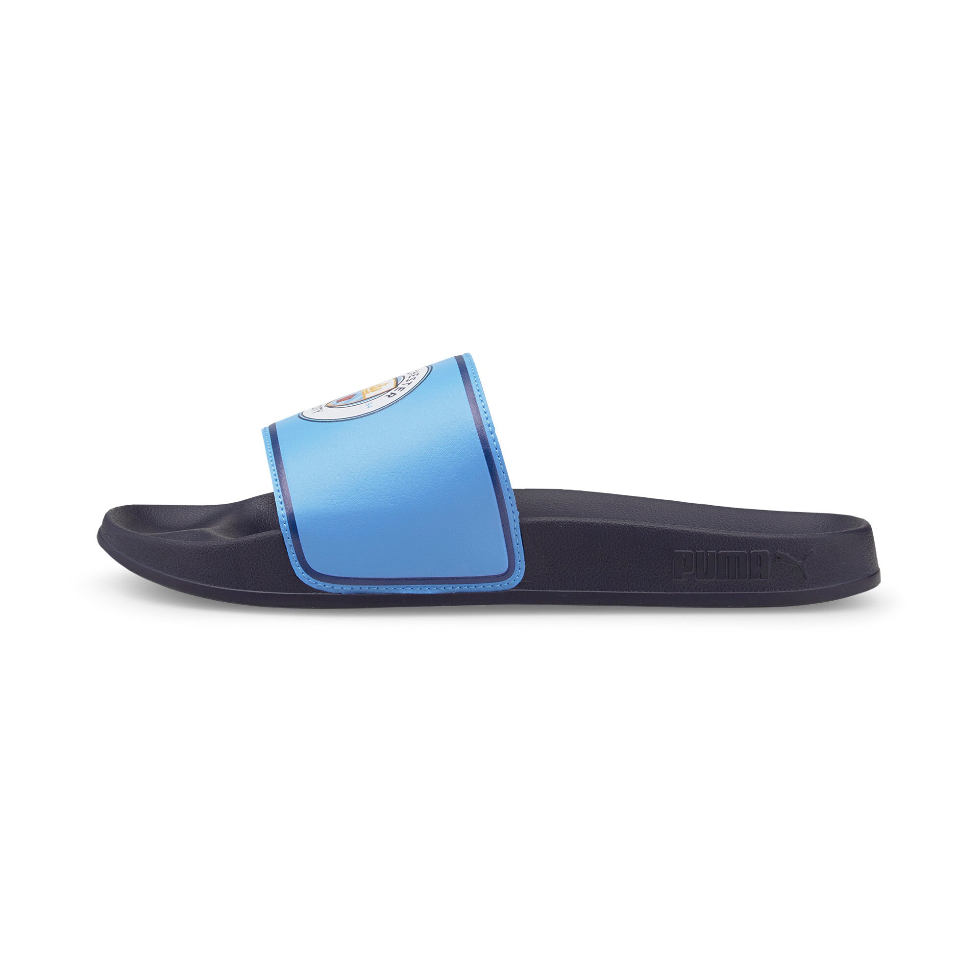 Puma man city leadcat 2.0 sandals in blue - Side View 01