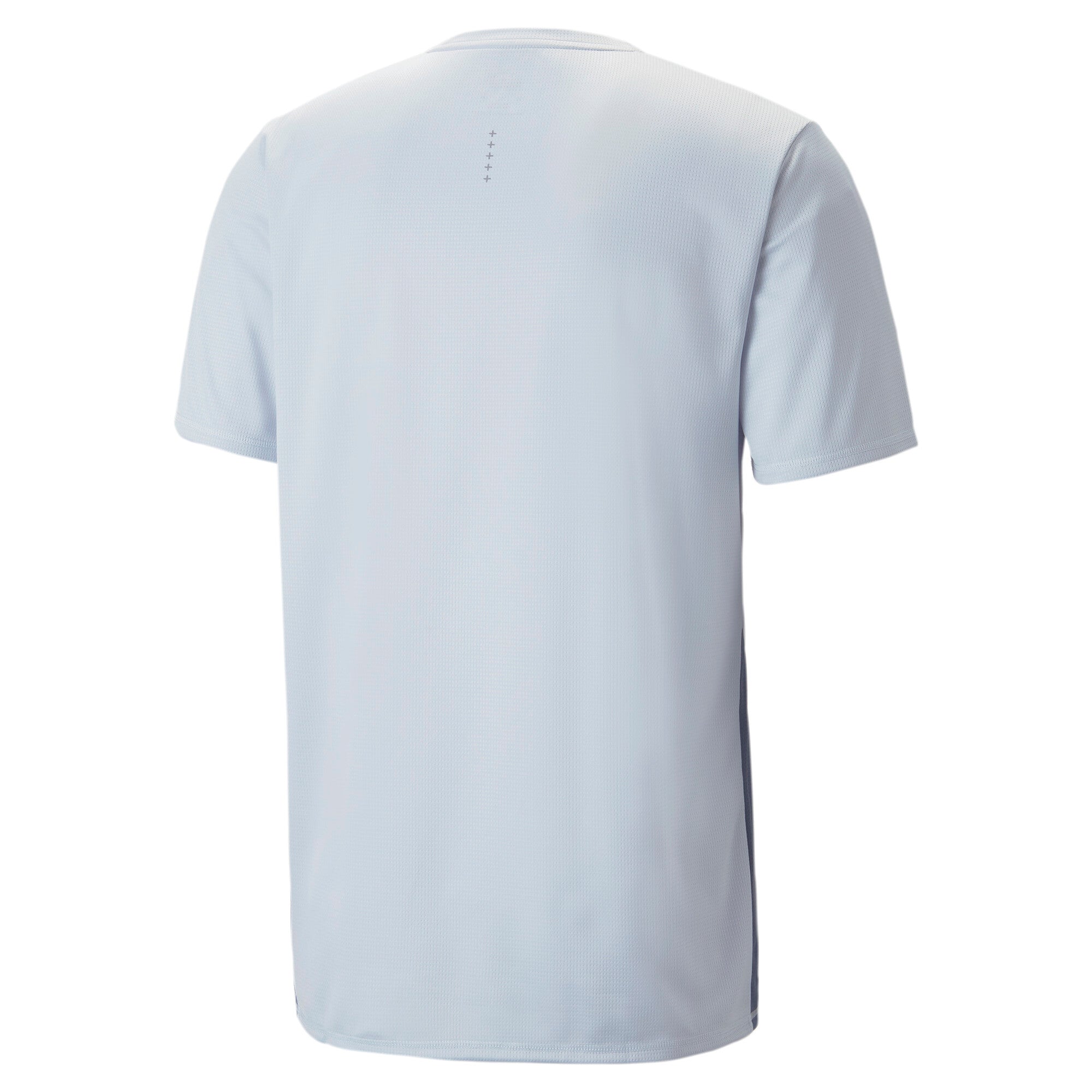 Puma favourite short sleeve men's running tee in gray - Back View