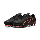 Puma football vitoria fg/ag boots in black - Front View