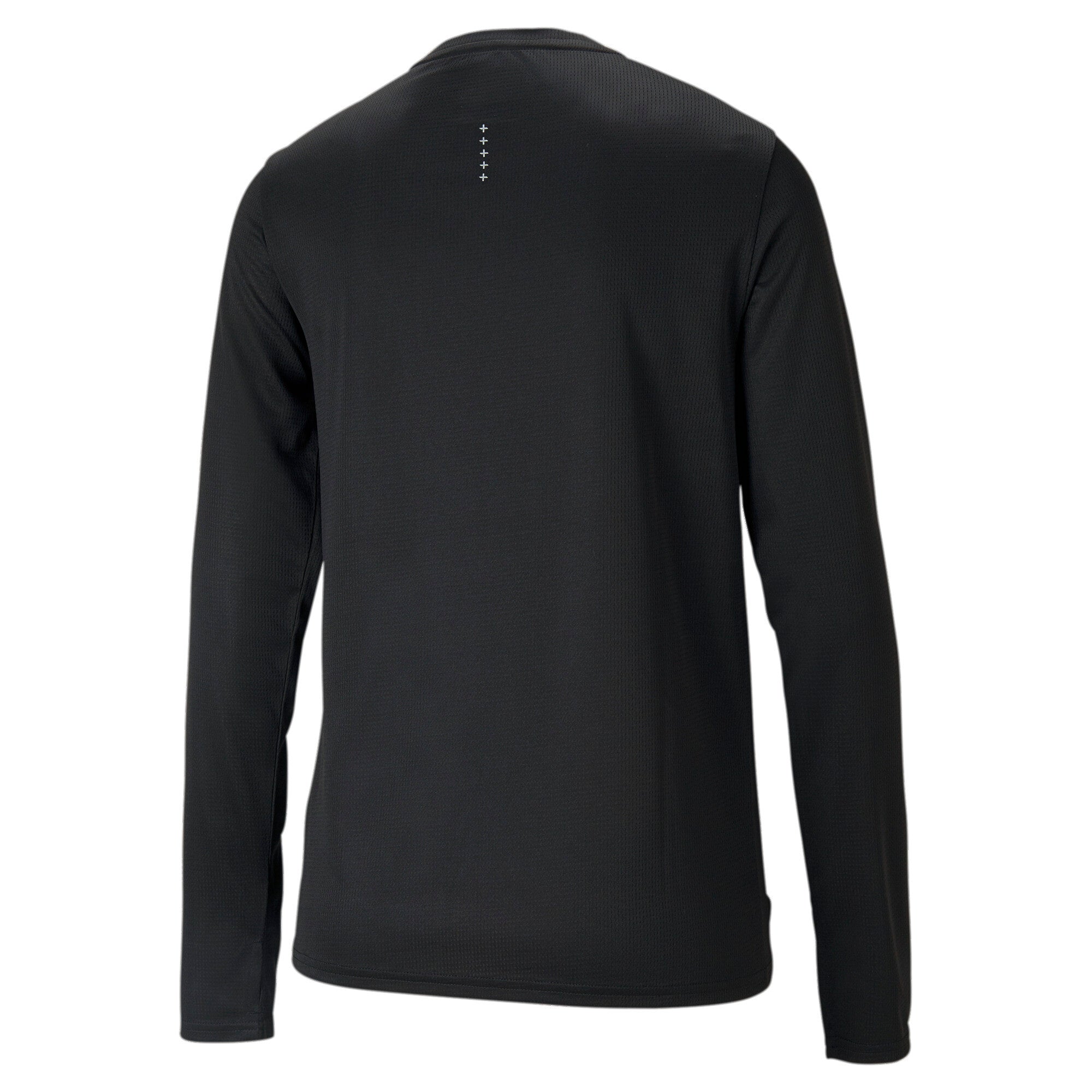 Puma favourite long sleeve women's running tee in black - Back View