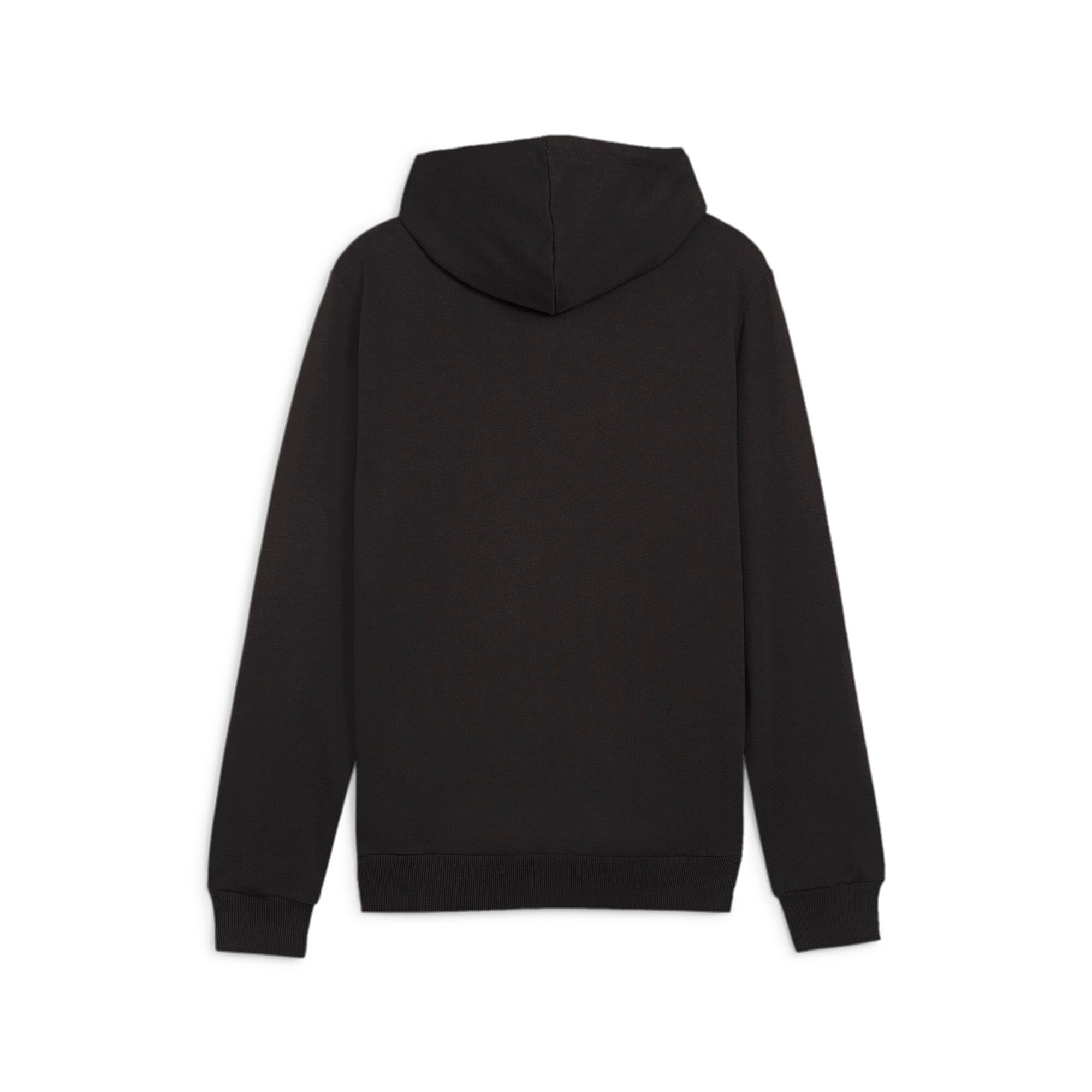 Puma teamGOAL casuals football hoodie in black and white - Back View