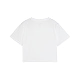 Puma tad essentials baby tee in white - Back View