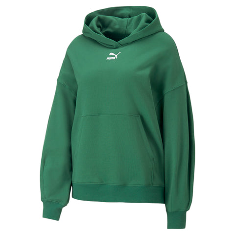 PUMA classics oversized hoodie in green