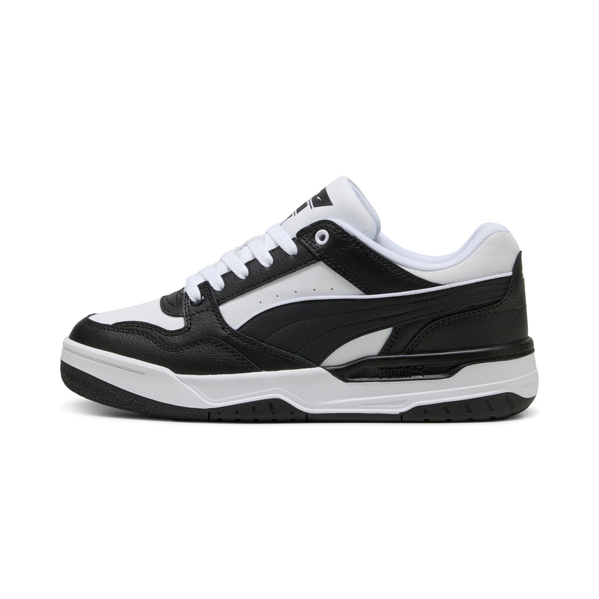 Puma rebound retro sneakers in white and black - Side View 01