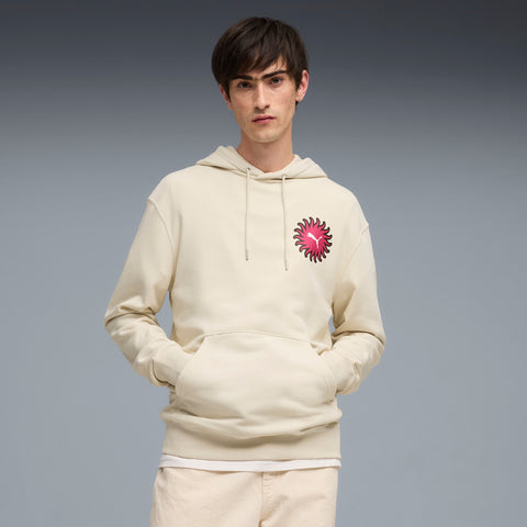PUMA sunset drive hoodie men in alpine snow