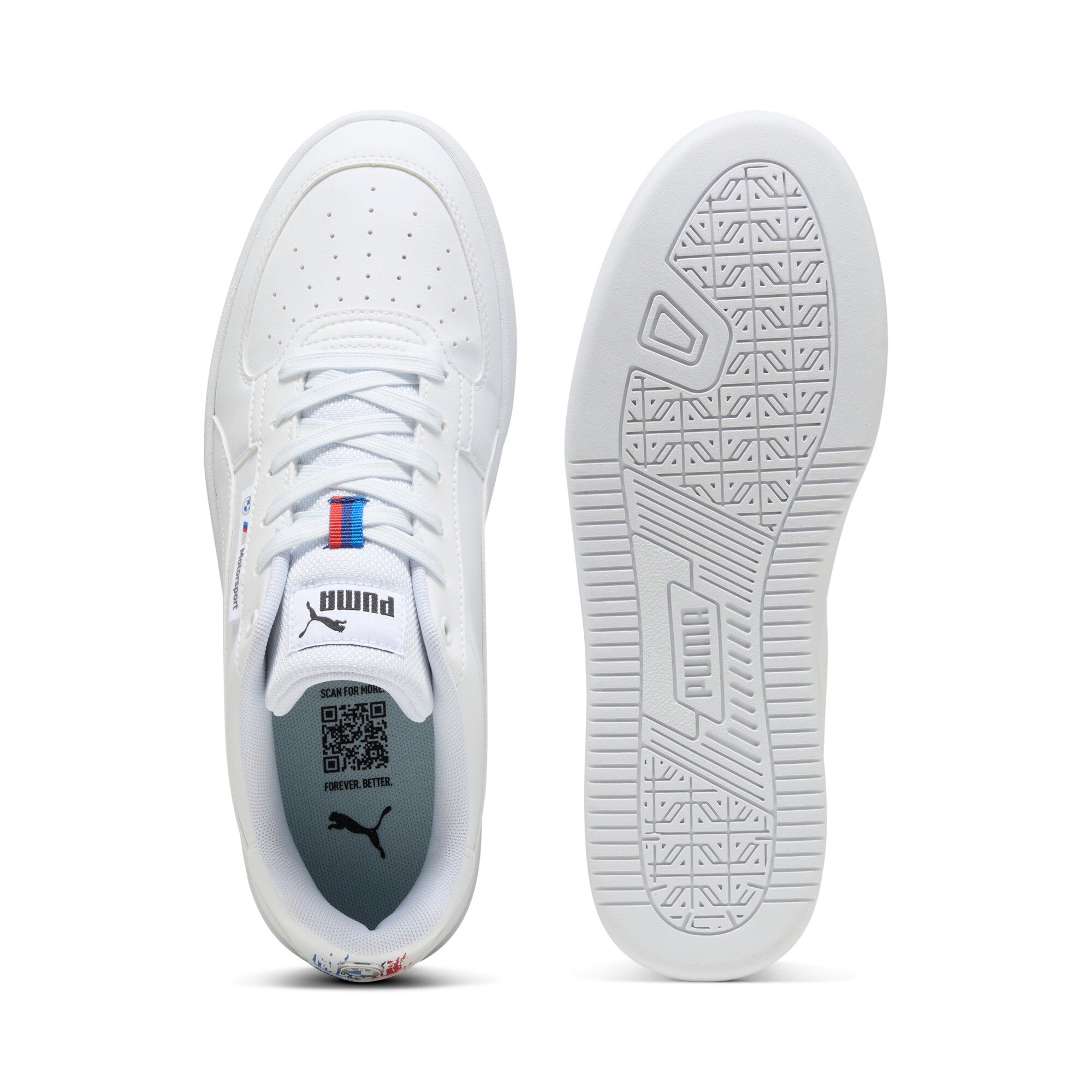 Puma BMW M motorsport caven 2.0 sneakers in white - Side View 02