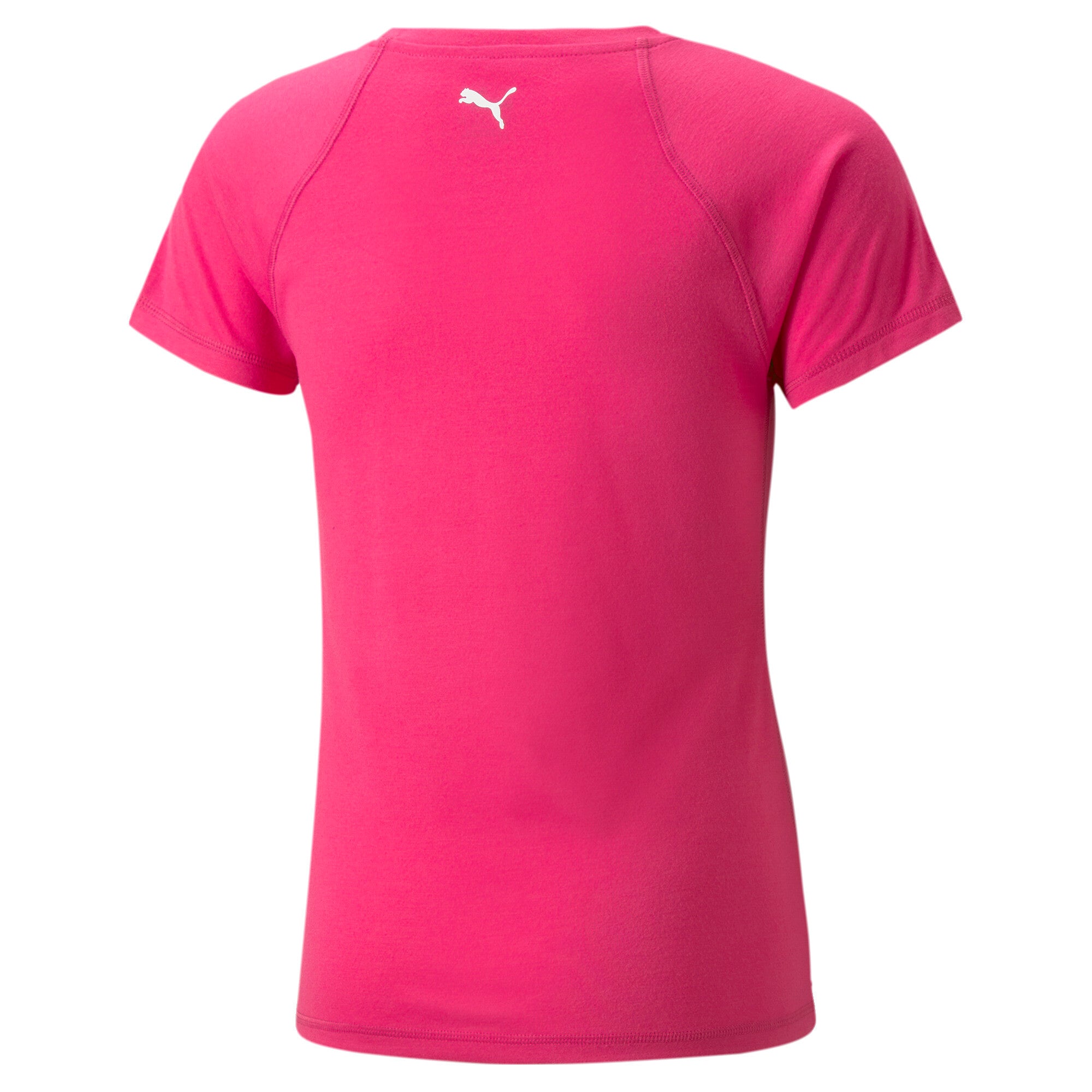 Puma fit tee youth in pink - Back View