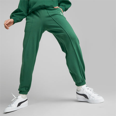 PUMA classics sweatpants women in green