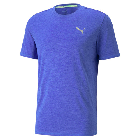PUMA running run favourite heather tee in purple