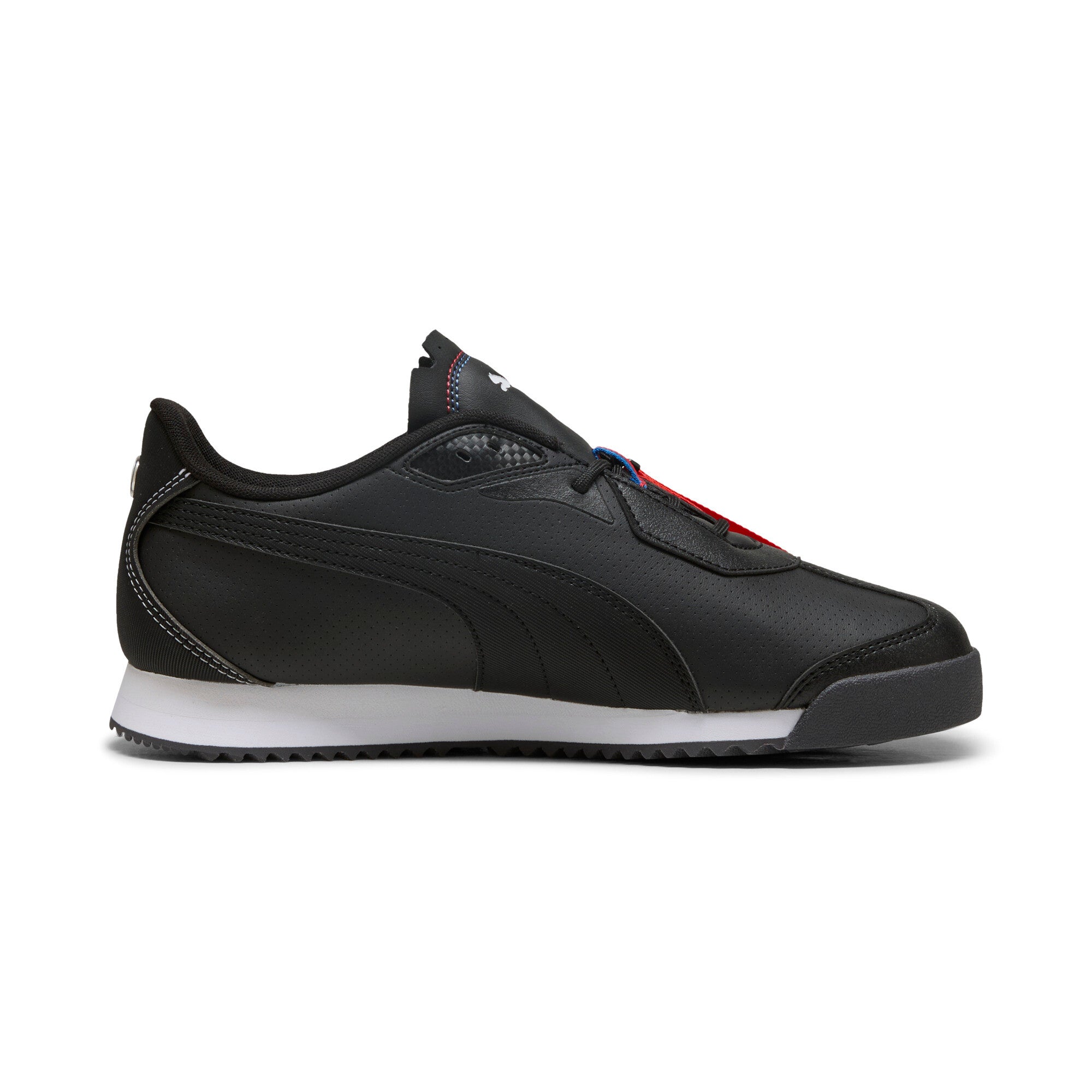 Puma BMW M motorsport roma stradale sneakers in black and white - Side View 03