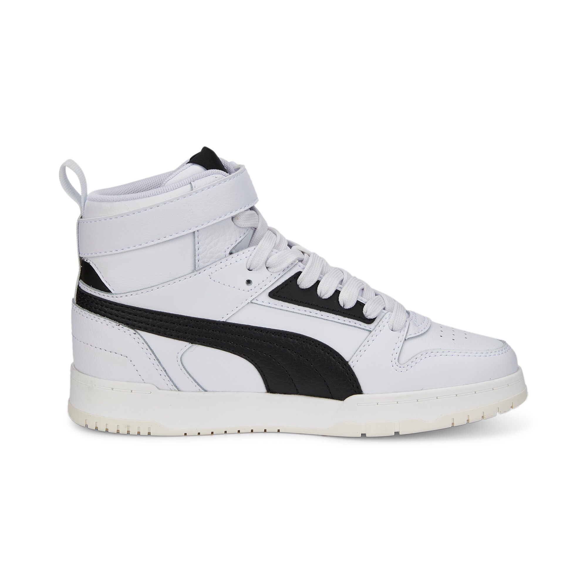 Puma rebound game sneakers youth in white - Side View 03