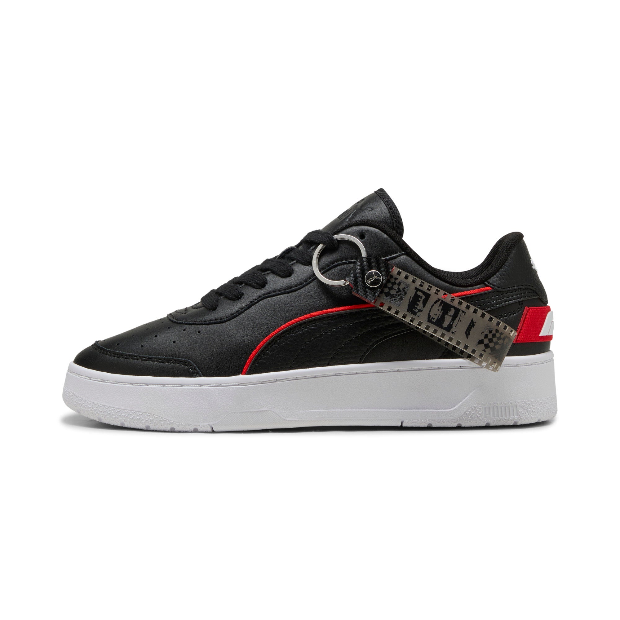 Puma F1® ca match sneakers in black and pop red - Side View 01