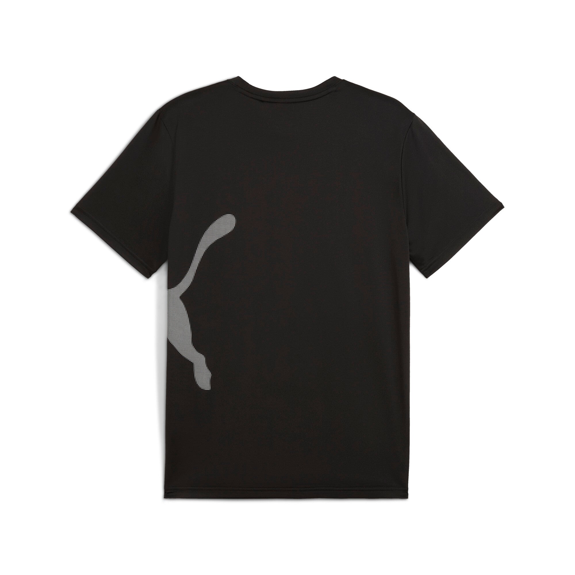 Puma train all day big logo tee in black - Back View