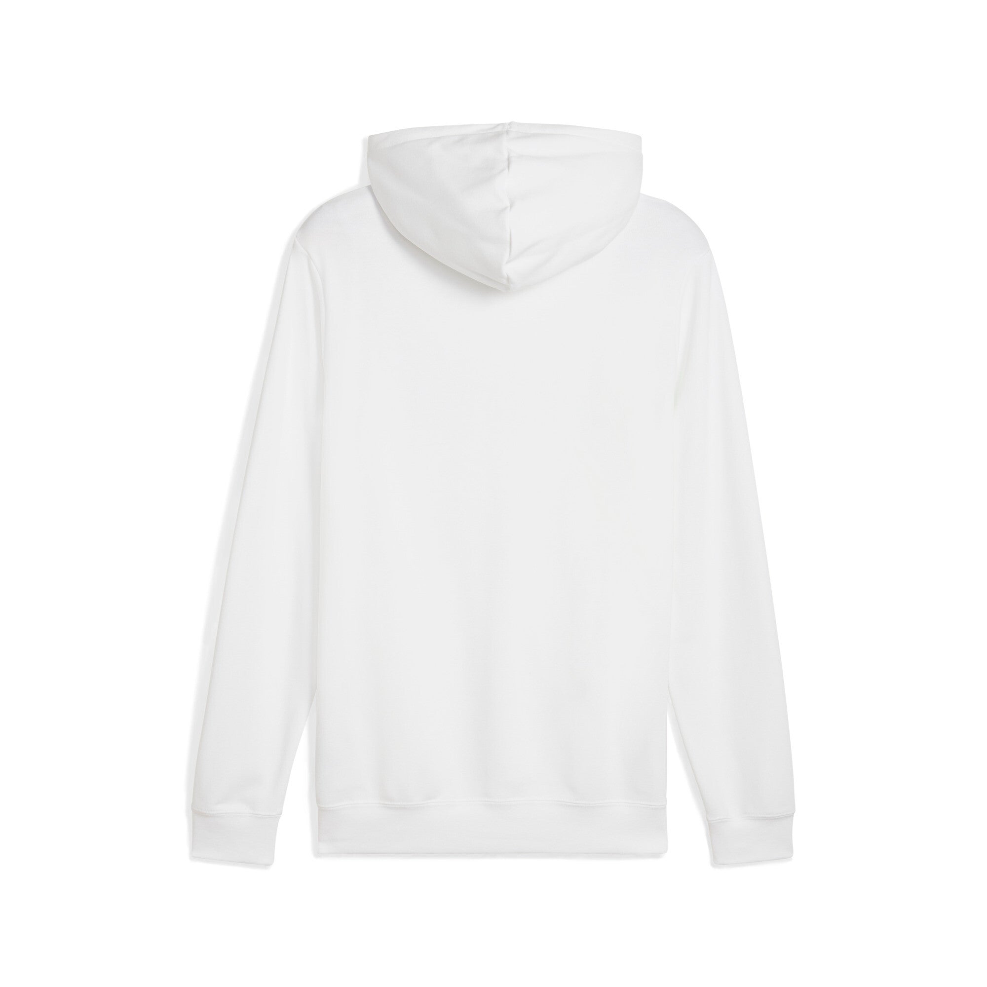 Puma essentials no. 1 logo hoodie in white - Back View