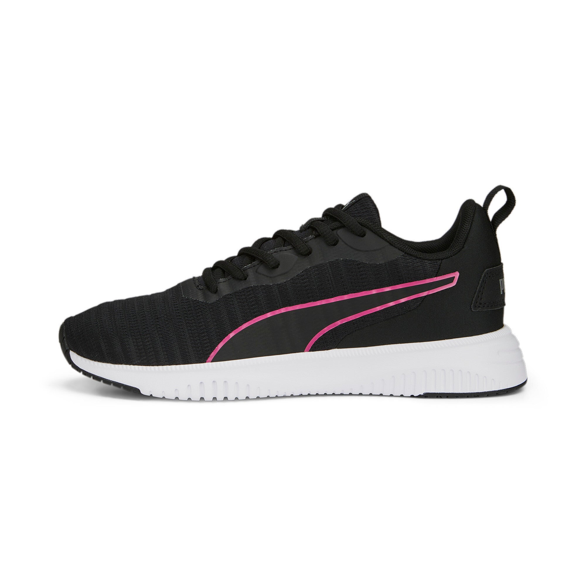 Puma flyer flex women's running shoes in black - Side View 01