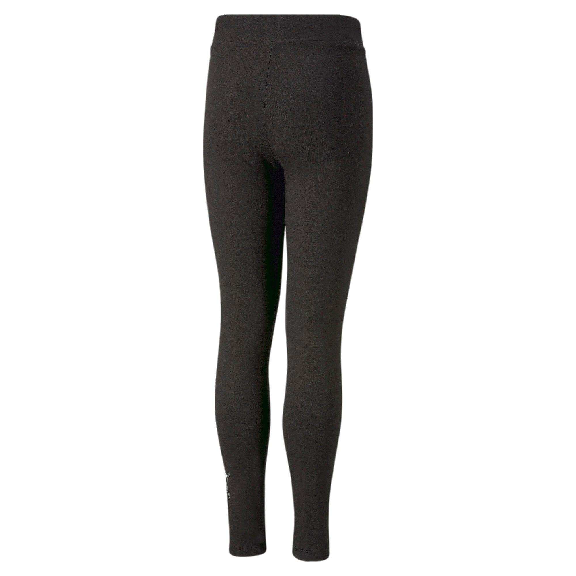 Puma essentials+ logo lab leggings youth in black - Back View