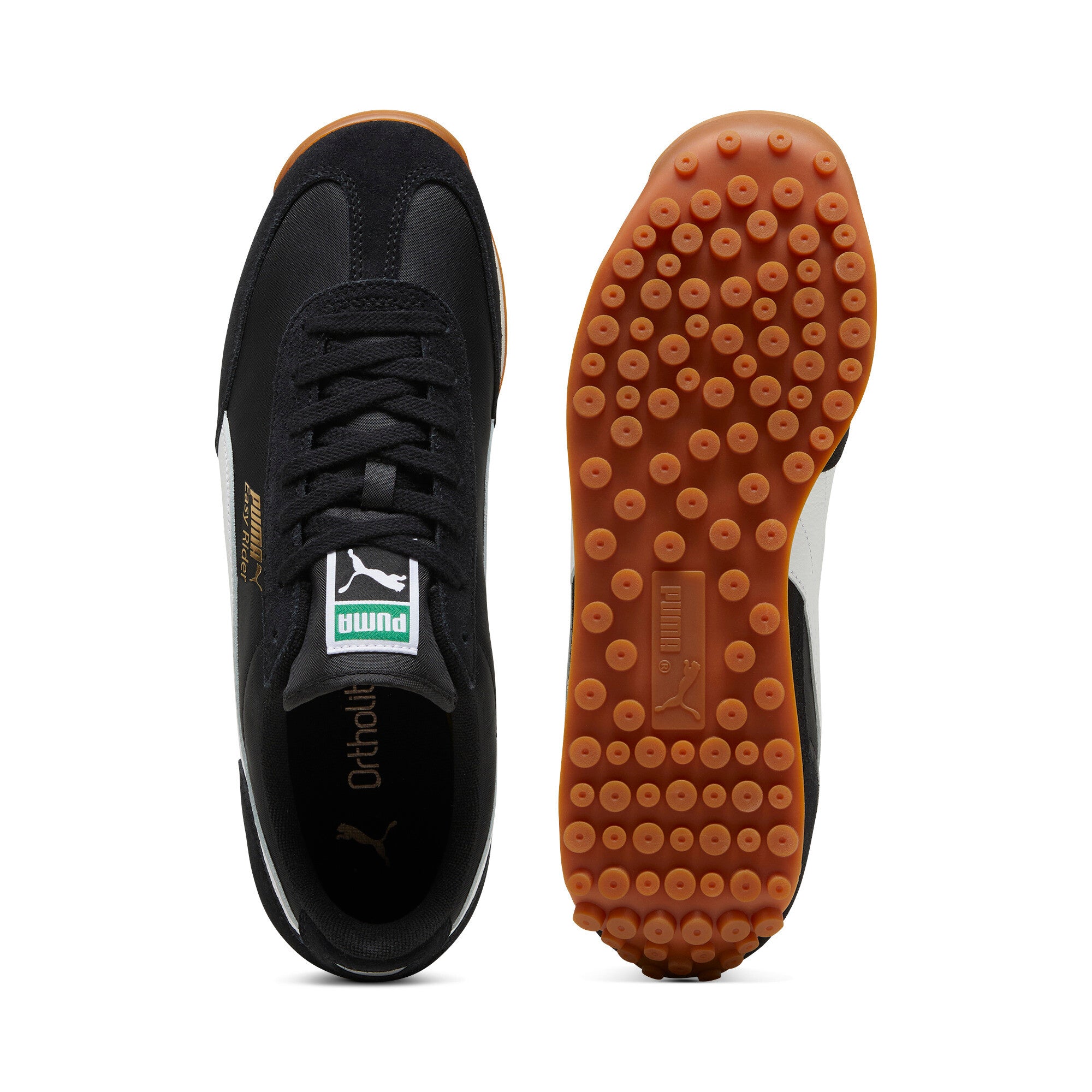 Puma easy rider vintage sneakers in black - Side View 02